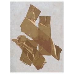 Pack It in Contemporary Hand Knotted Wool Rug Rankin Rugs 'Cream/Nude'