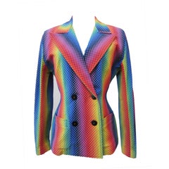 Louis Vuitton Blue Plain Rainbow XIX Denim Jacket M at 1stDibs