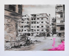 "The Pink Panther" par Paco Pomet Street Urban Art Print