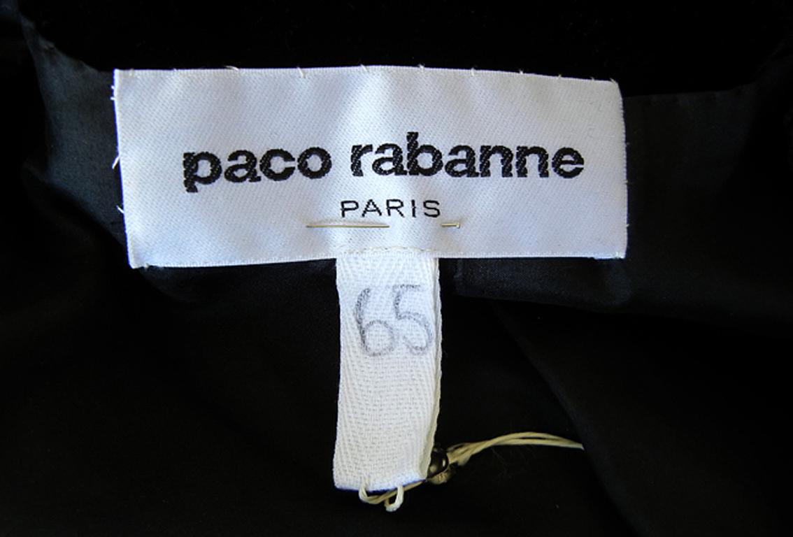 Black  Paco Rabanne 1985 
