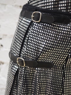 Paco Rabanne anthracite skirt suit