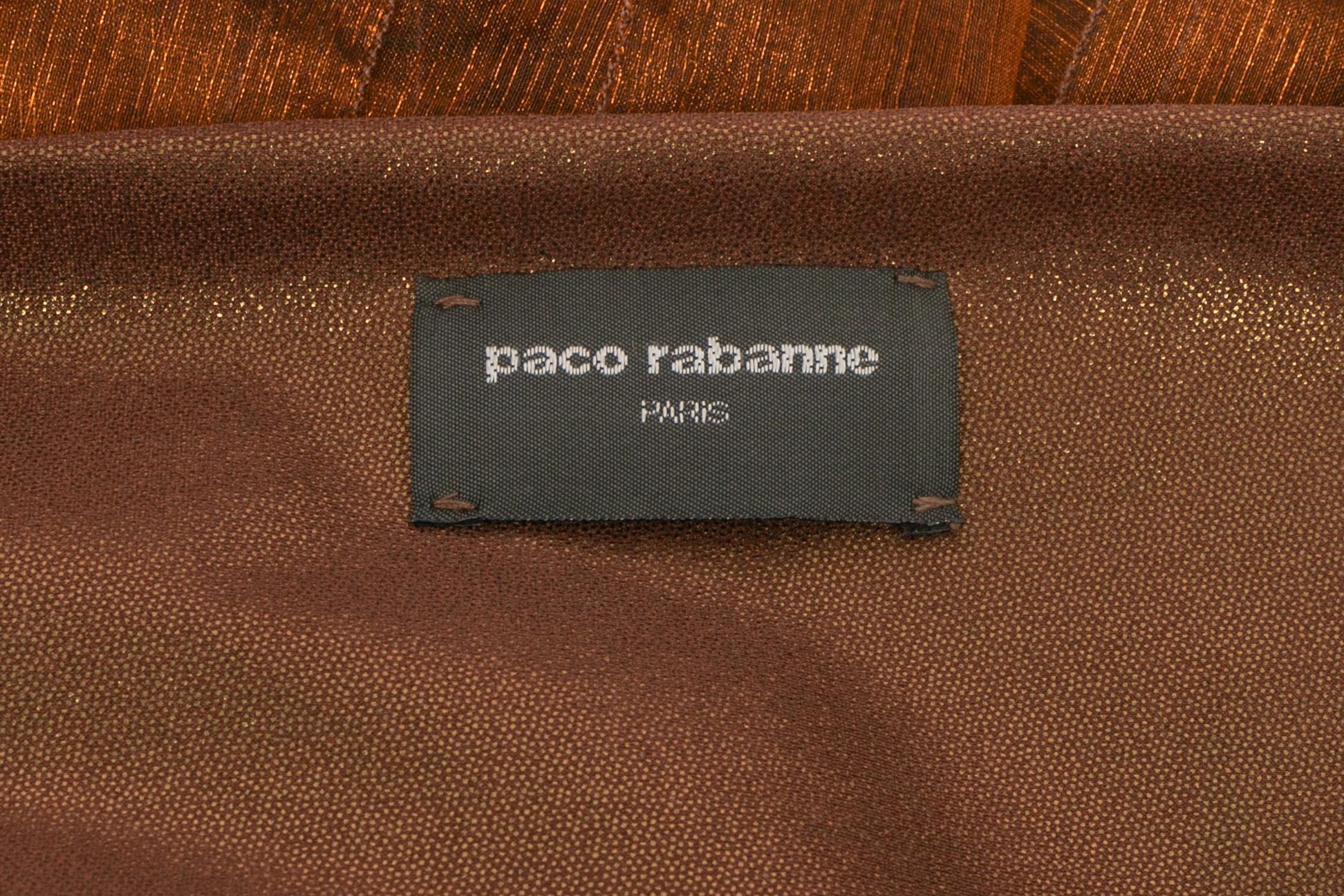 Falda asimétrica Paco Rabanne en venta 3