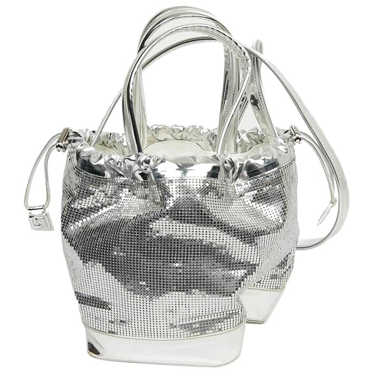 Paco Rabanne Bag Pixel Silver Mesh Bag