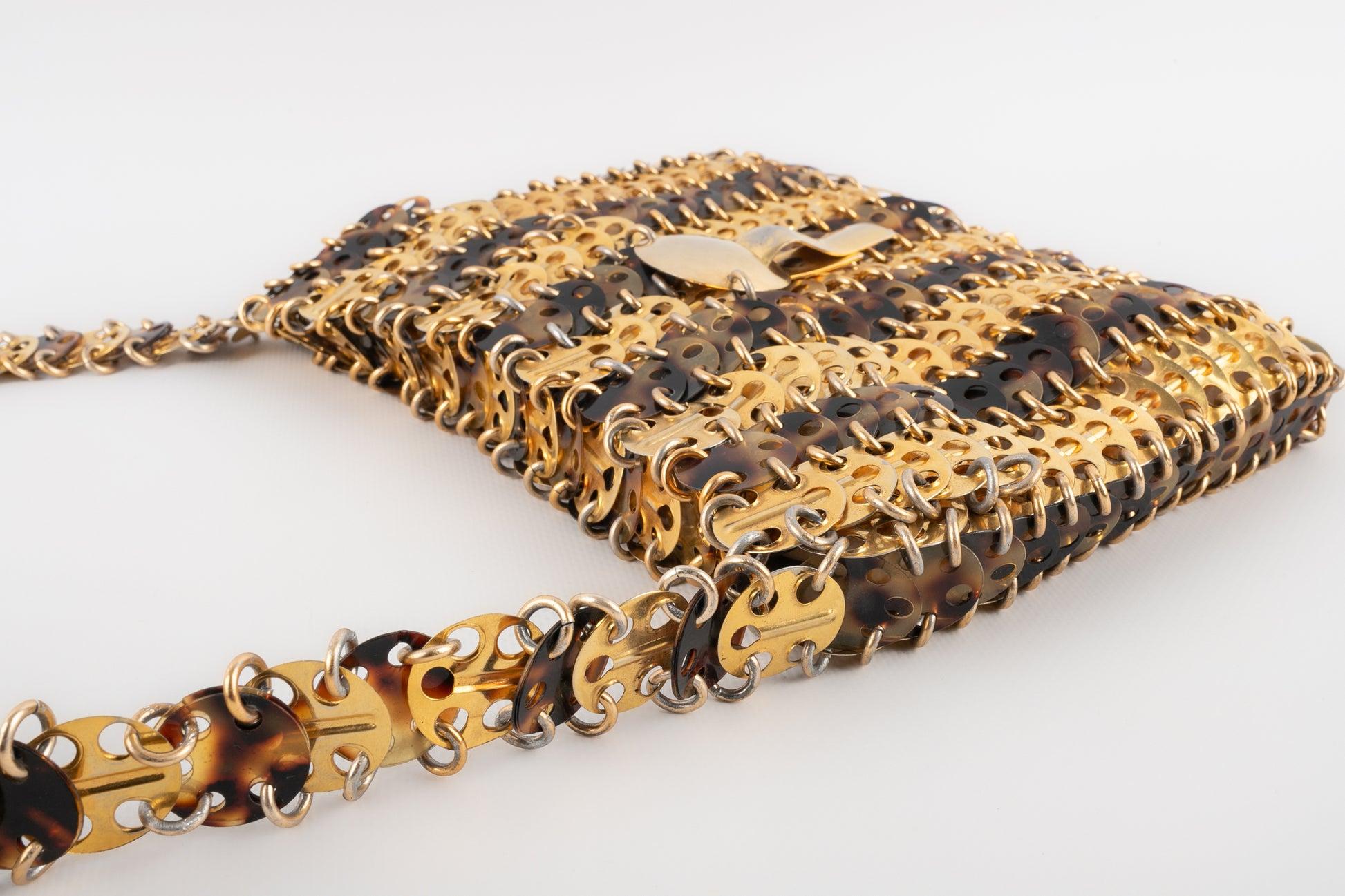 Paco Rabanne Bag with Golden Metal Pastilles, 1969 1