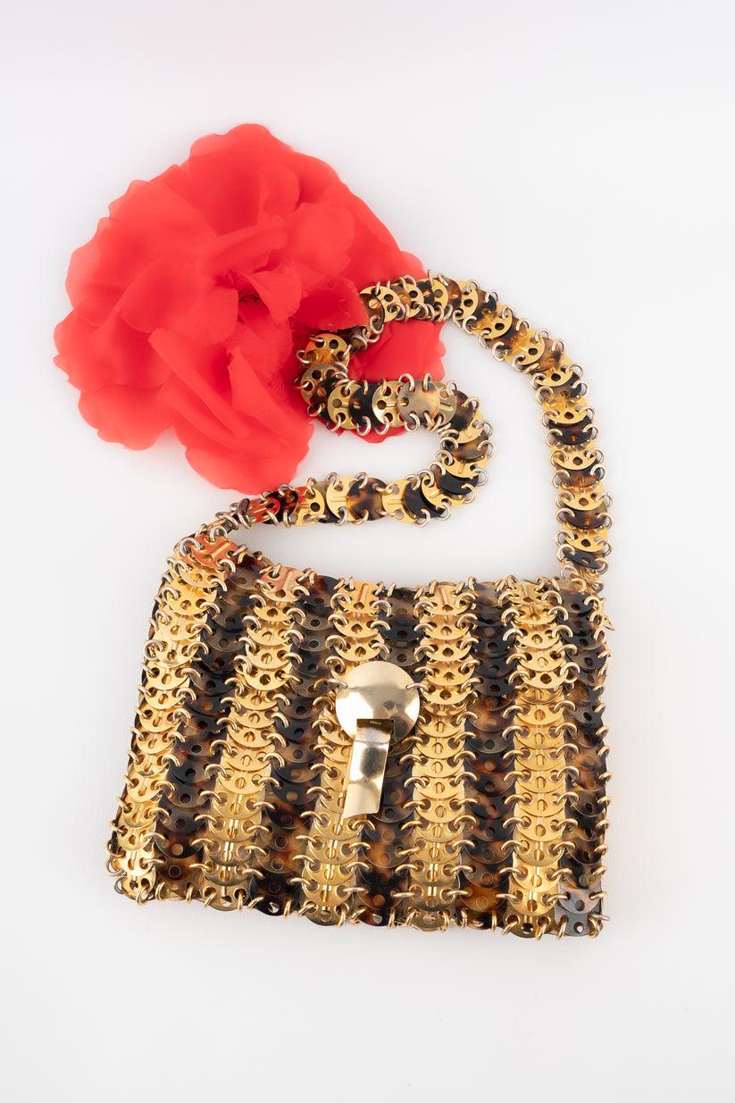 Paco Rabanne Bag with Golden Metal Pastilles, 1969 5