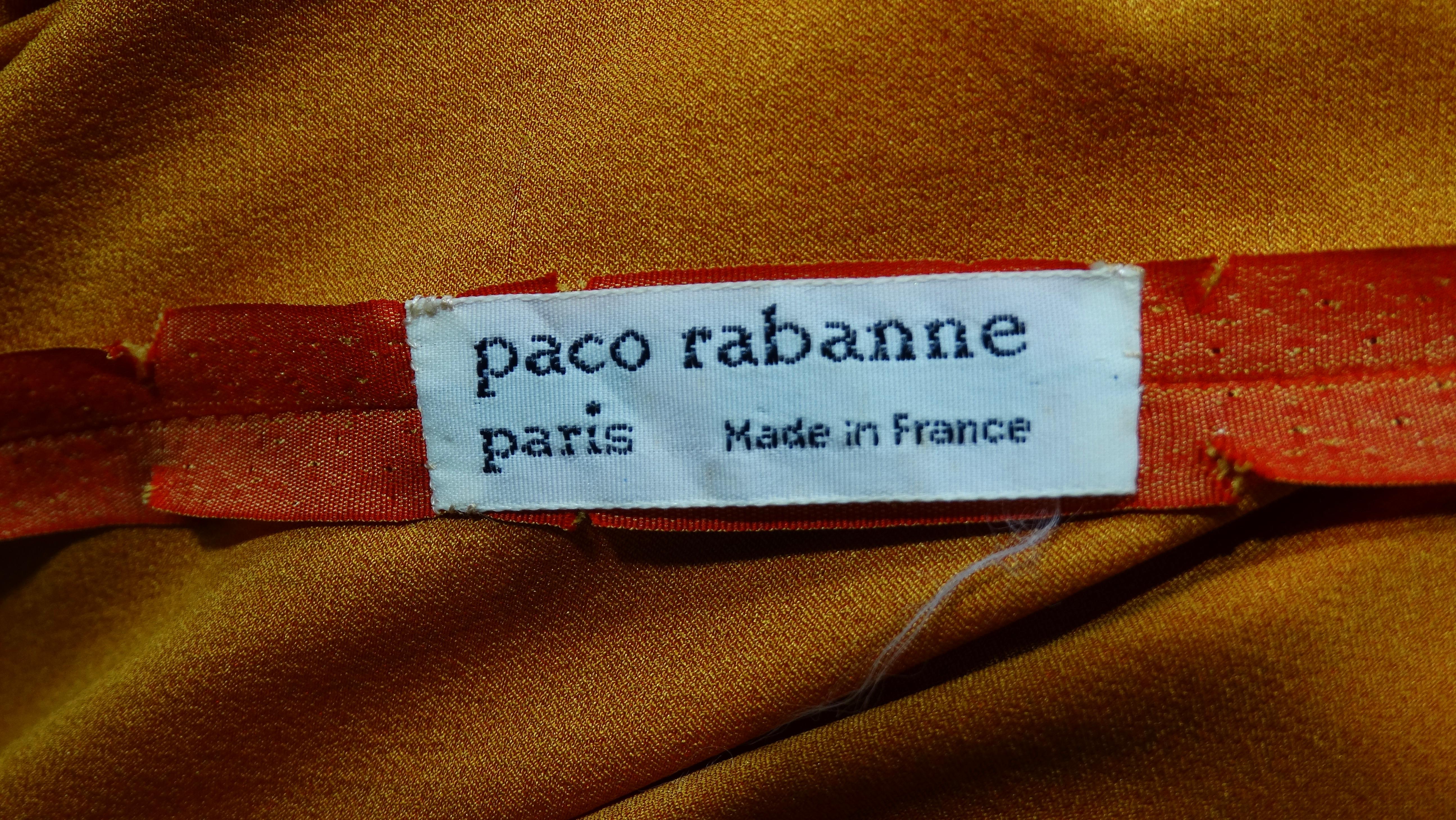 Paco Rabanne Beaded Caftan Gown 8