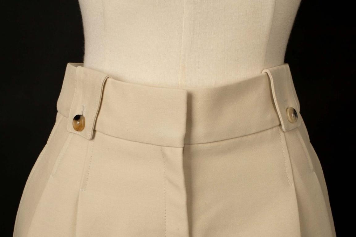 Paco Rabanne Beige Pegged Pants, 2020 For Sale 1