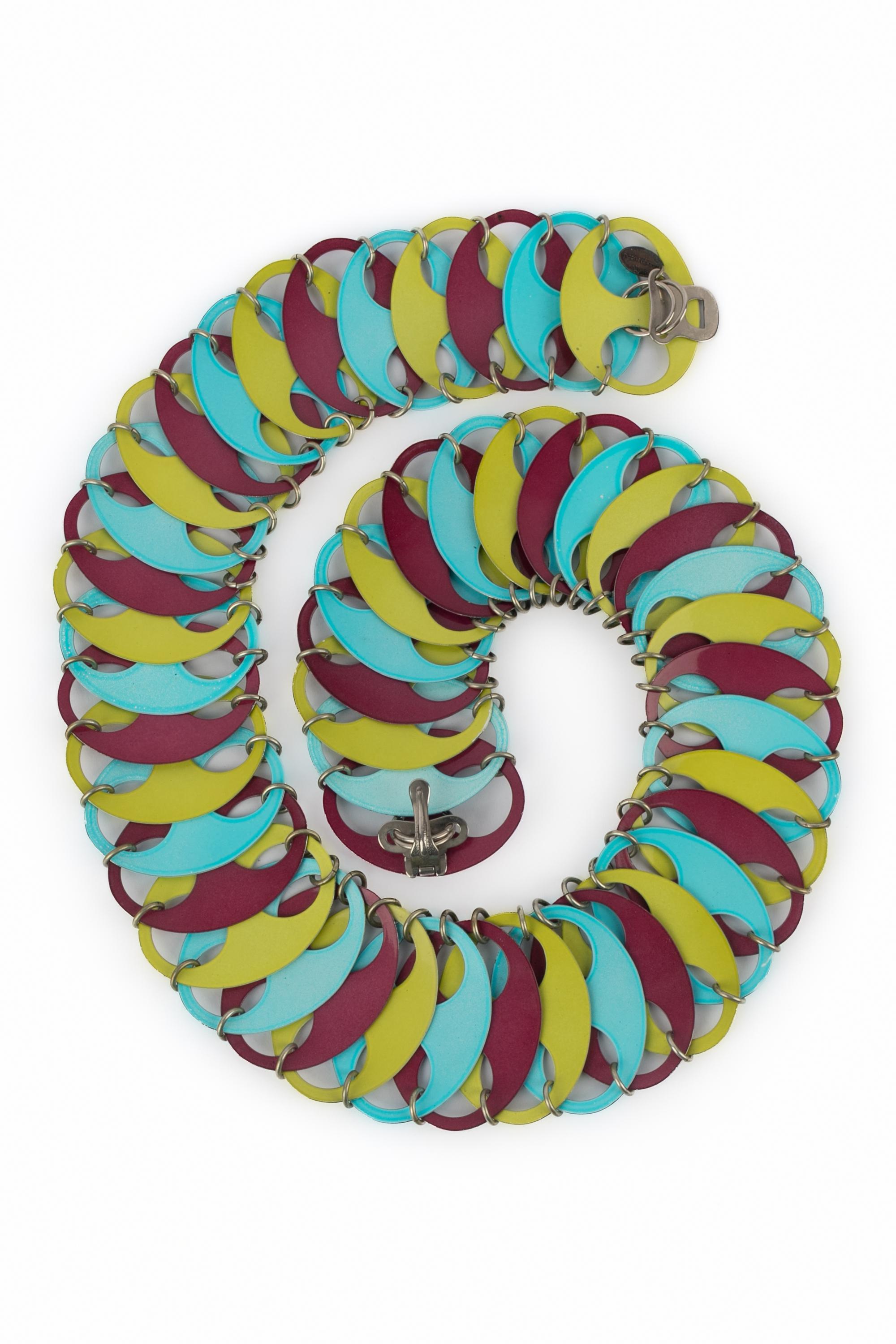 Paco Rabanne Gürtel-Halskette im Zustand „Hervorragend“ im Angebot in SAINT-OUEN-SUR-SEINE, FR