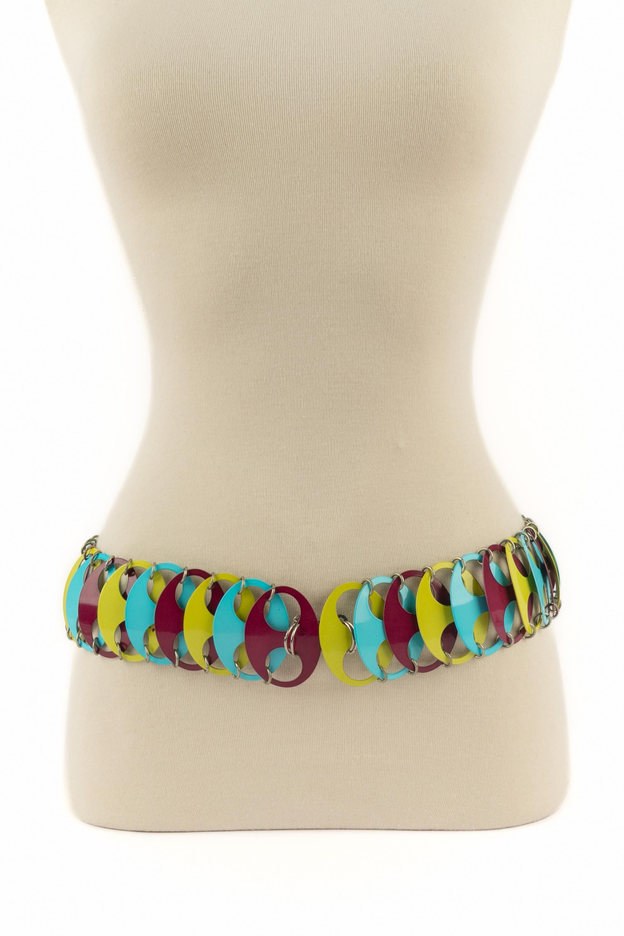 Paco Rabanne Gürtel-Halskette im Angebot 4