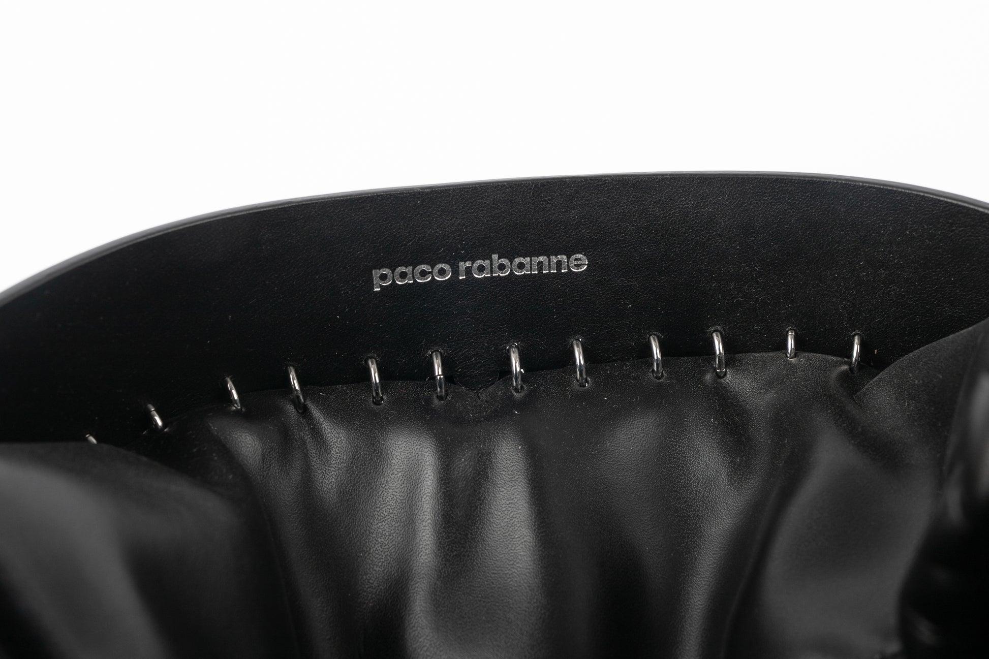 Paco Rabanne Black Bucket Bag For Sale 4
