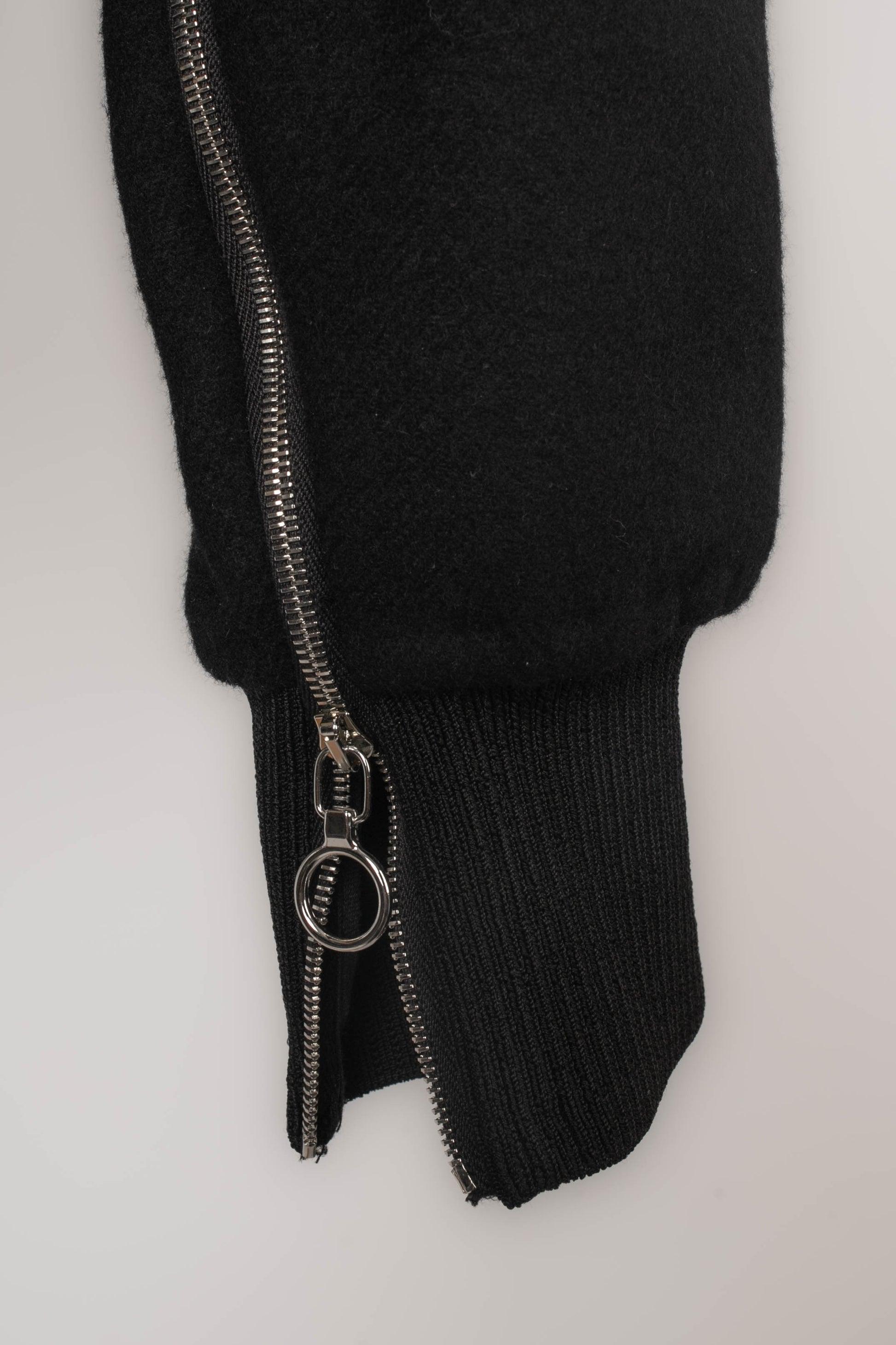 Paco Rabanne Black Hooded Jacket For Sale 4
