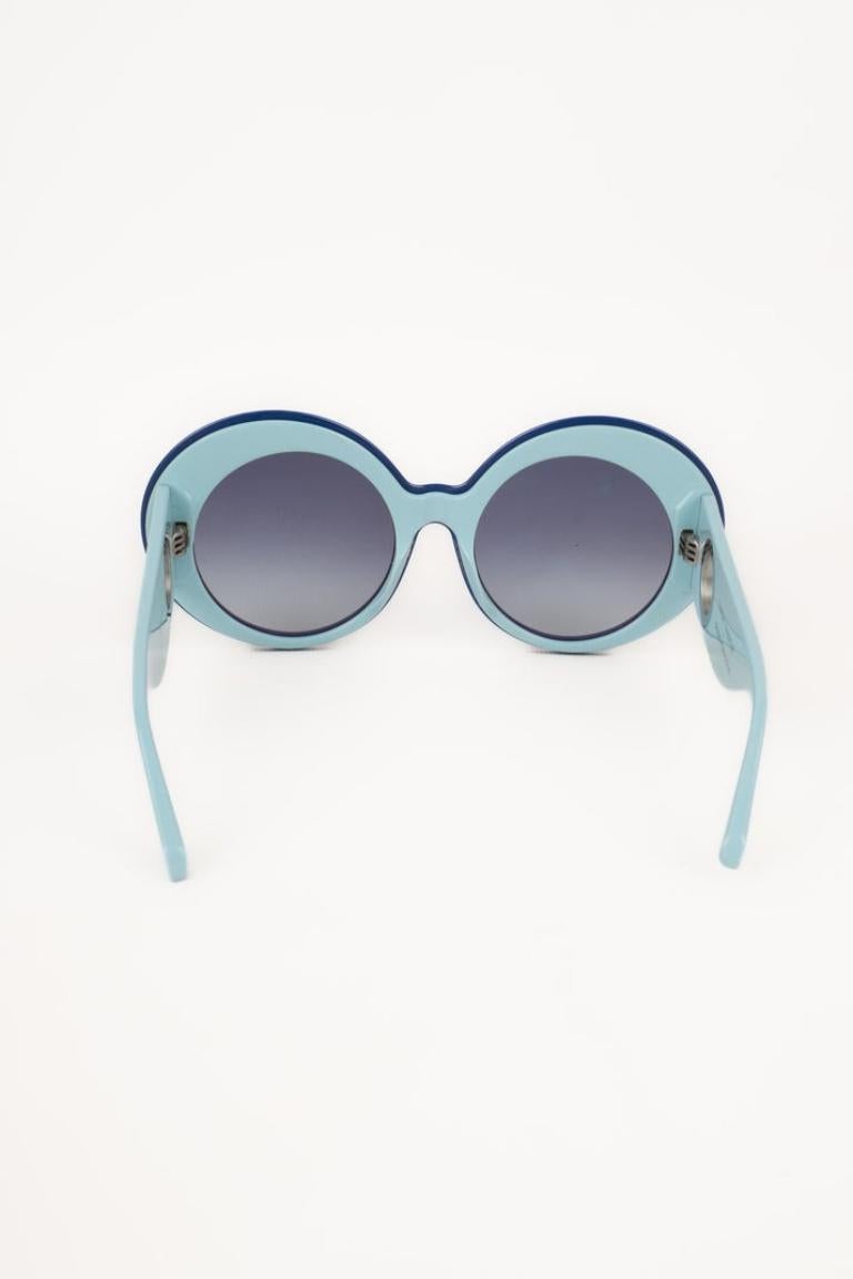Paco Rabanne Blue Sunglasses For Sale 3
