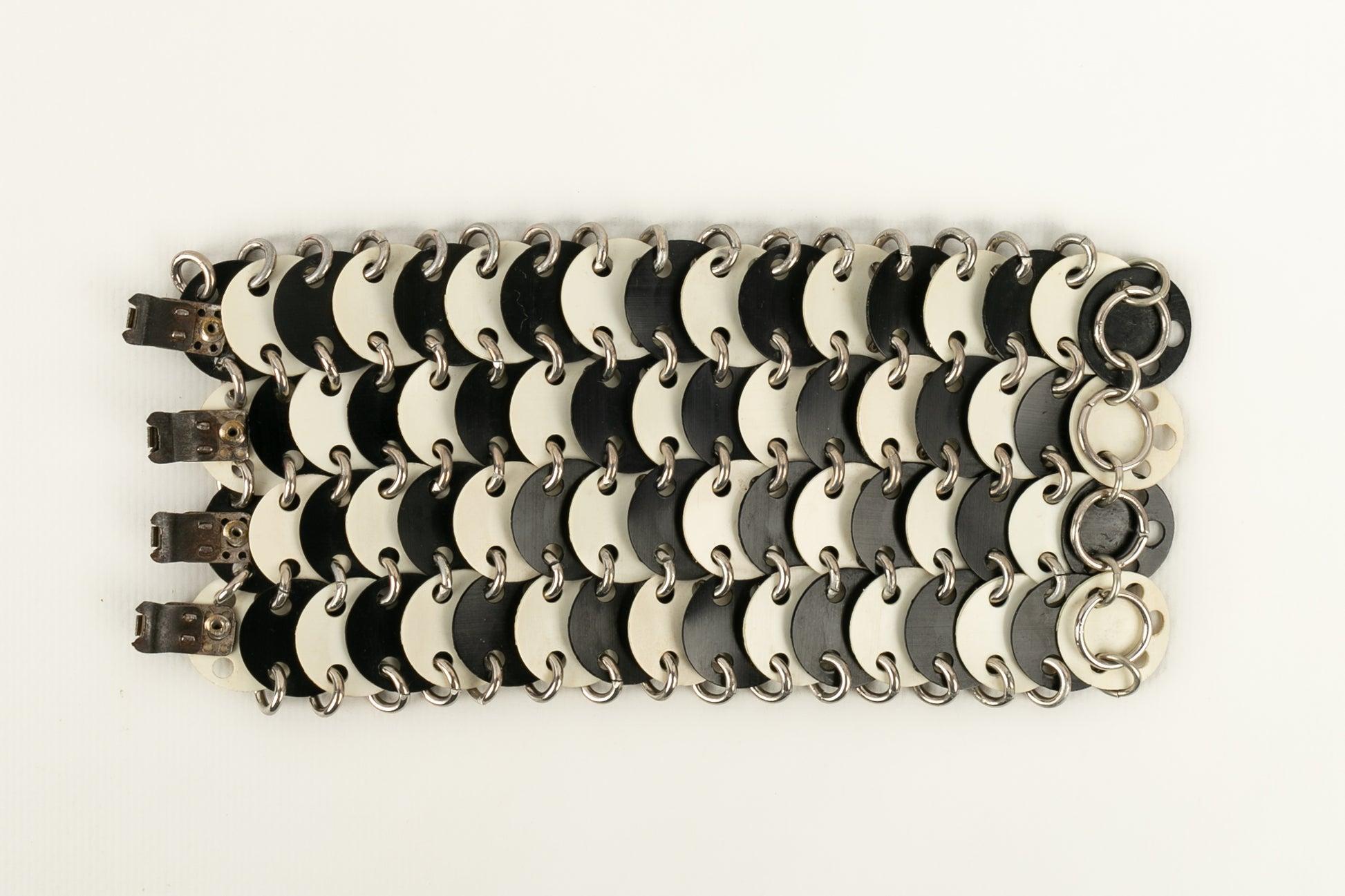 Paco Rabanne Bracelet with Pastilles In Good Condition For Sale In SAINT-OUEN-SUR-SEINE, FR