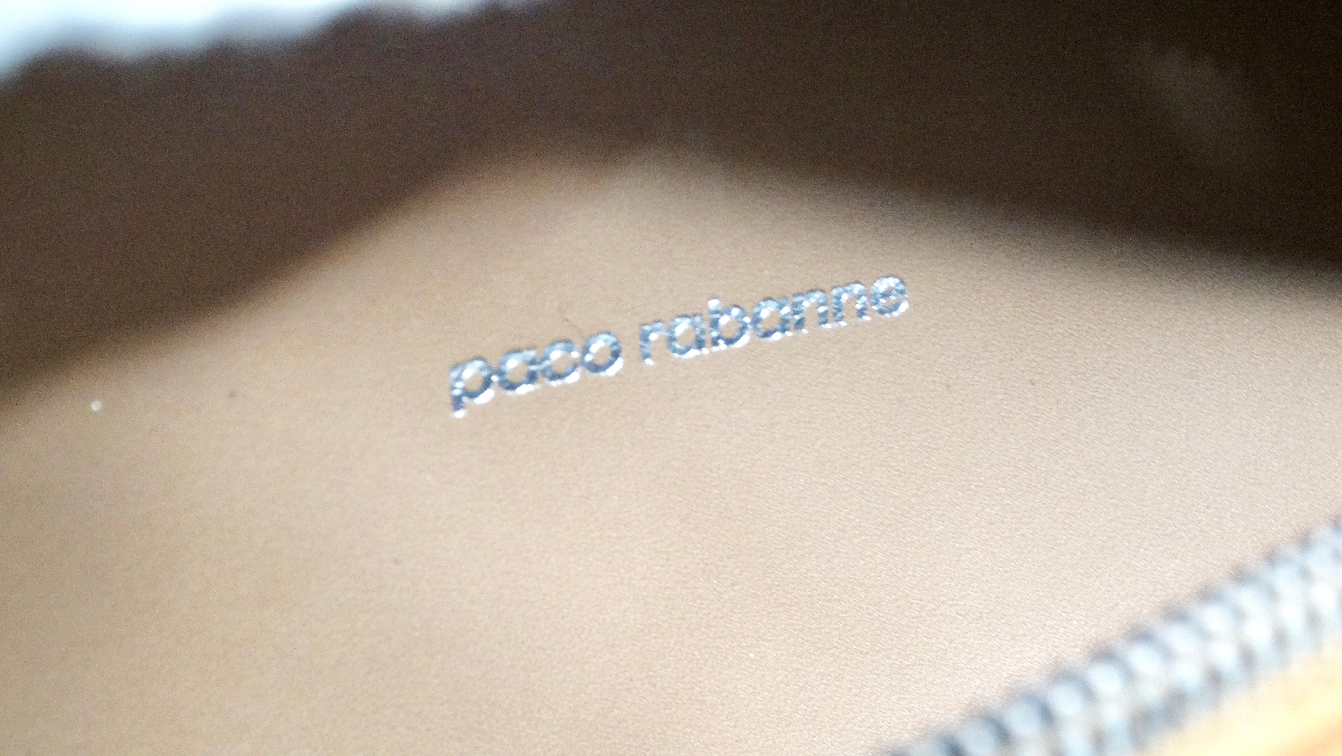 Paco Rabanne Brown Suede Wrist Pouch For Sale 3
