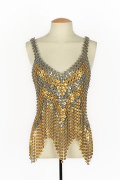 Paco Rabanne 'Button' top Haute Couture Summer 1970
