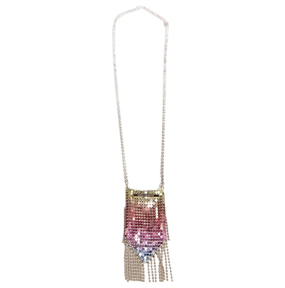 Paco Rabanne Chainmail Drop Necklace