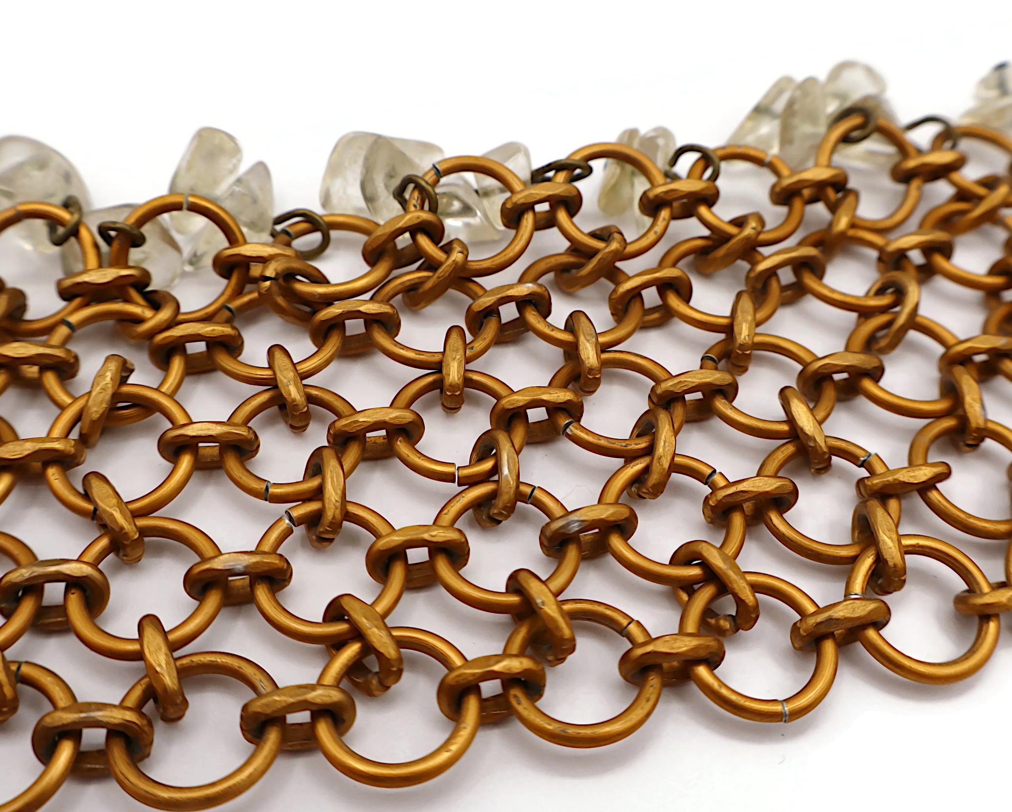 Paco Rabanne Chainmail Necklace For Sale 9