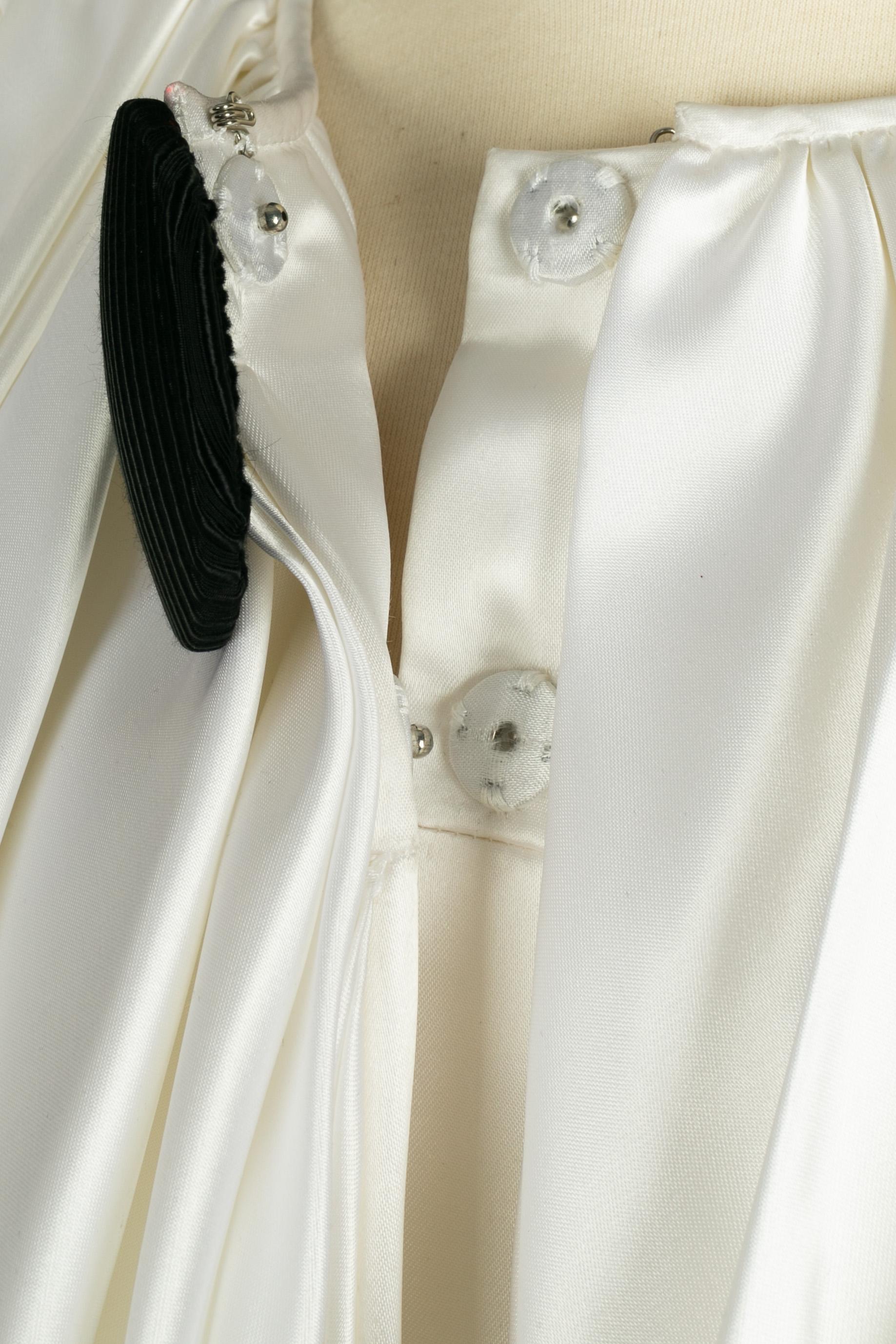 Paco Rabanne coat dress Haute Couture Winter 1992 (Grau) im Angebot