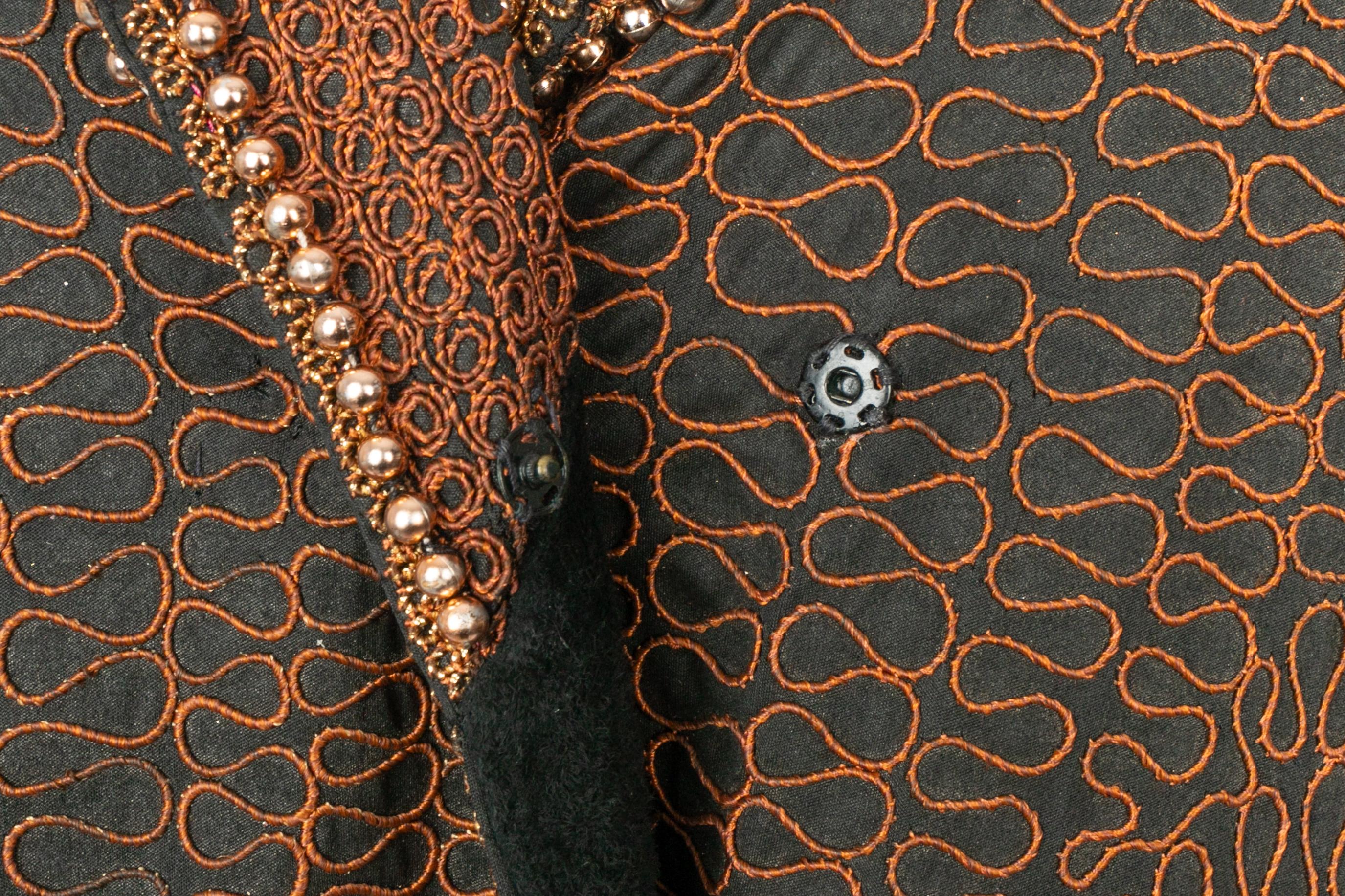 Paco Rabanne Mantel Haute Couture Herbst-Winter 1982-1983 im Zustand „Hervorragend“ im Angebot in SAINT-OUEN-SUR-SEINE, FR