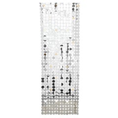 Paco Rabanne Disco-Ready Silver Space Sequin-Disc Curtain for the Party Girl