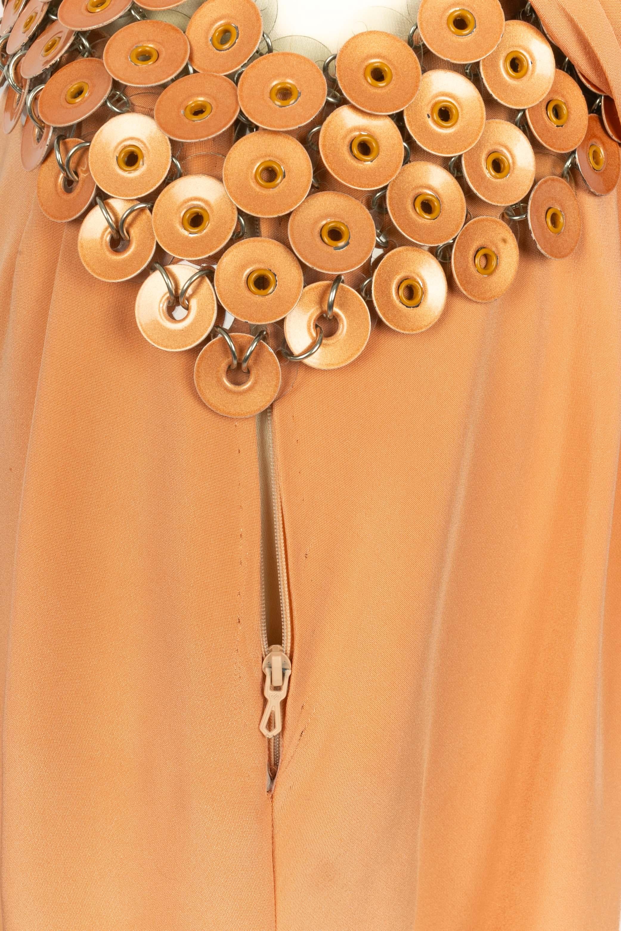 Robe Paco Rabanne Haute Couture Printemps 1989 en vente 5