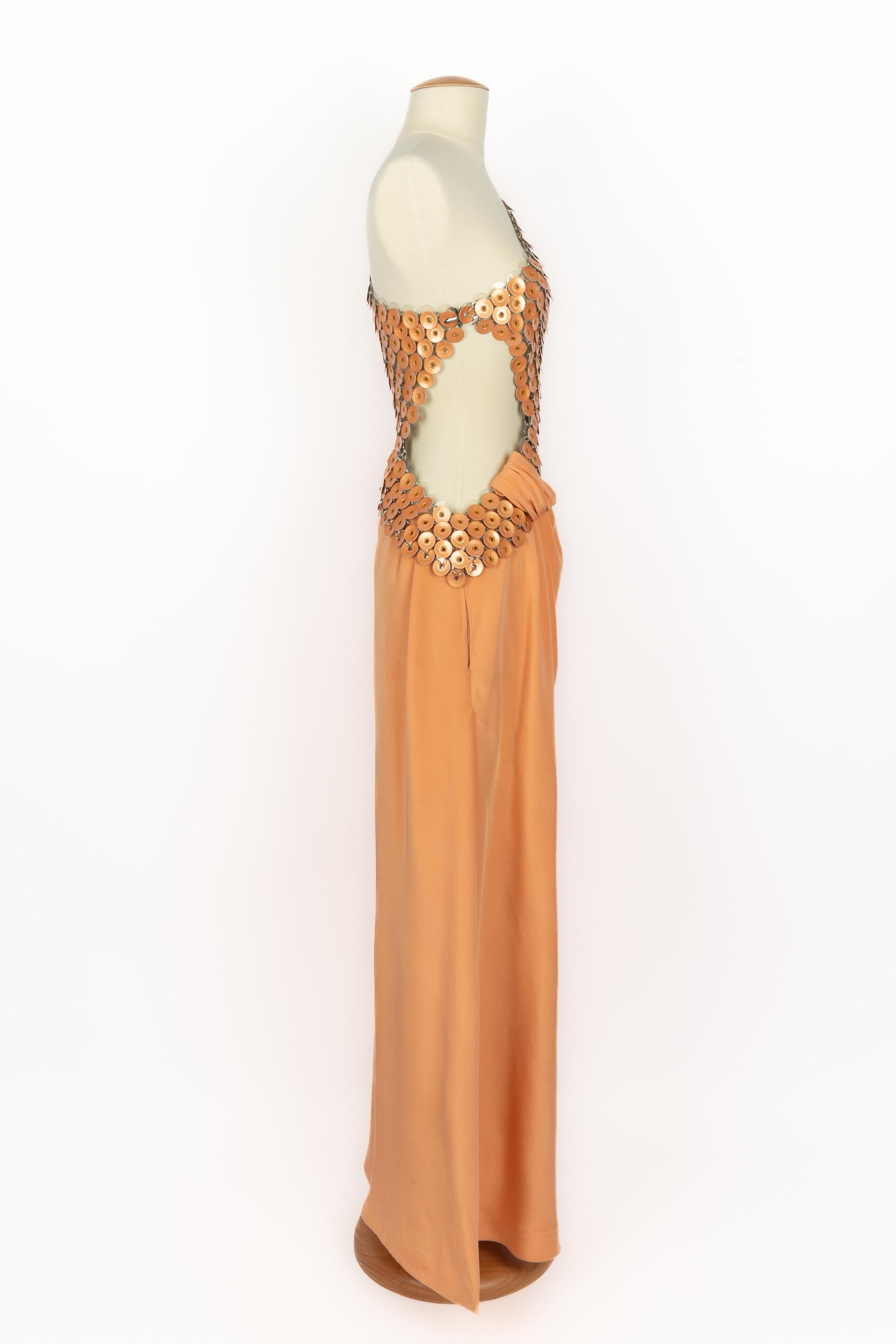 Robe Paco Rabanne Haute Couture Printemps 1989 Pour femmes en vente