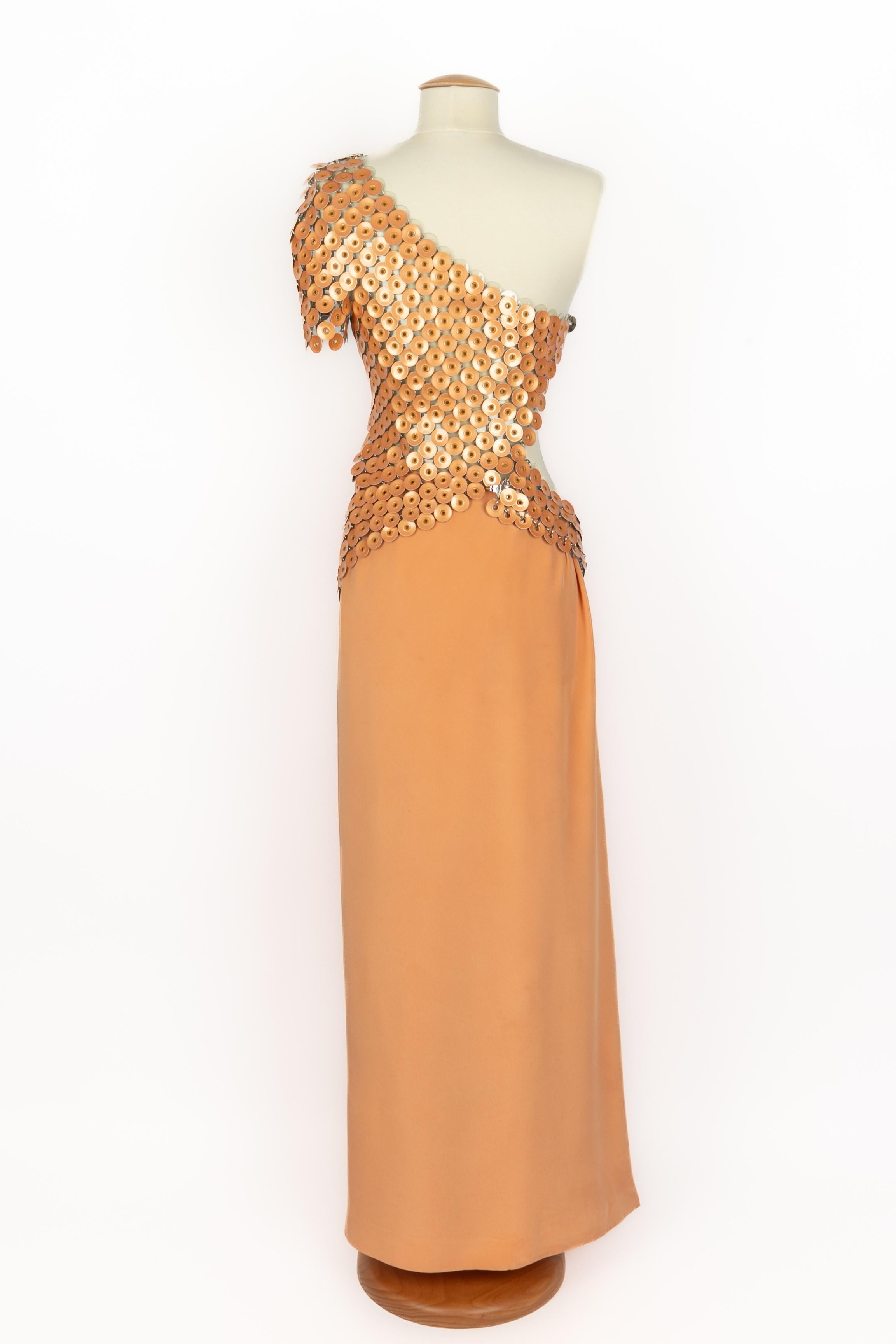 Robe Paco Rabanne Haute Couture Printemps 1989 en vente 2