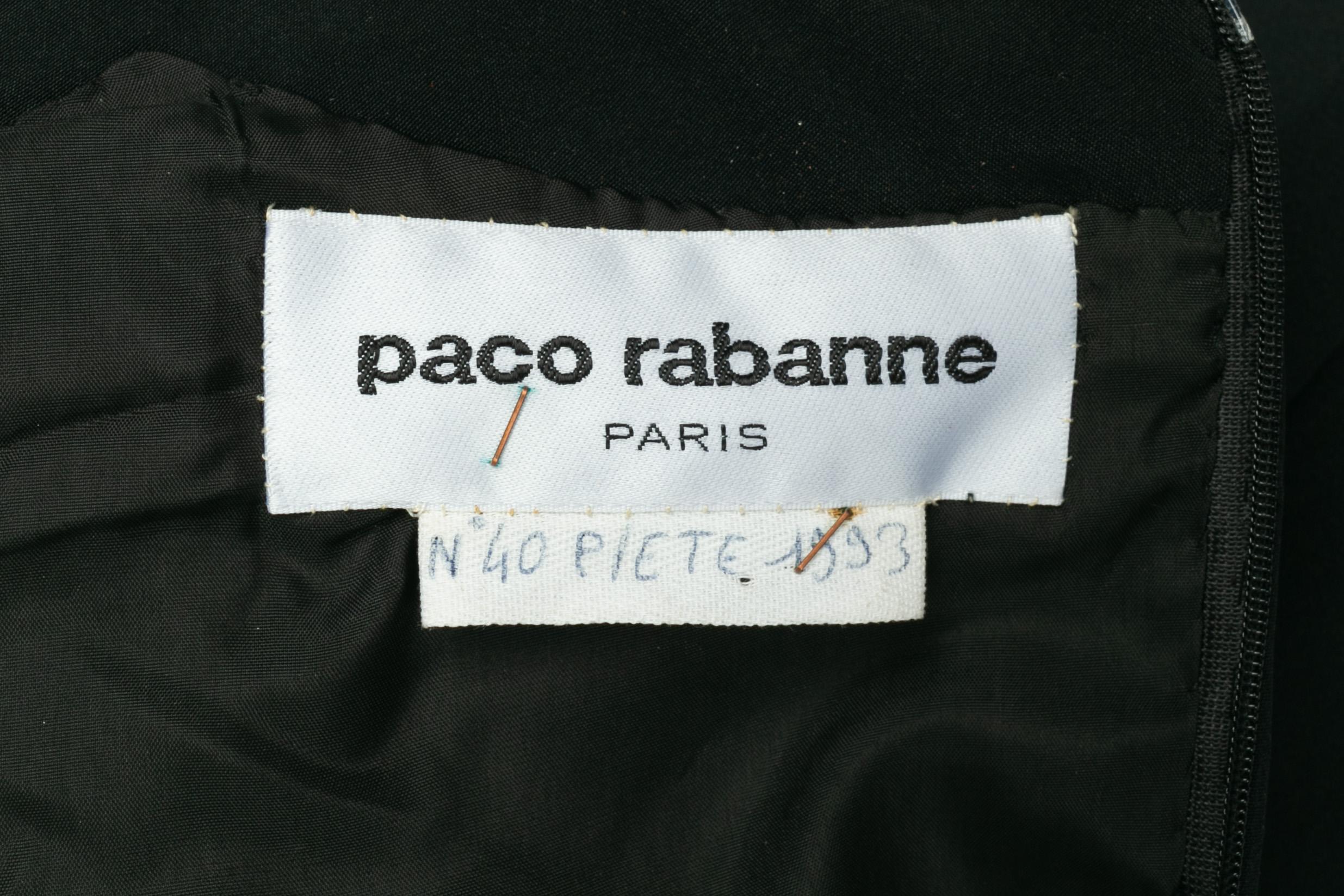 Robe Paco Rabanne Haute Couture été 1993 en vente 4