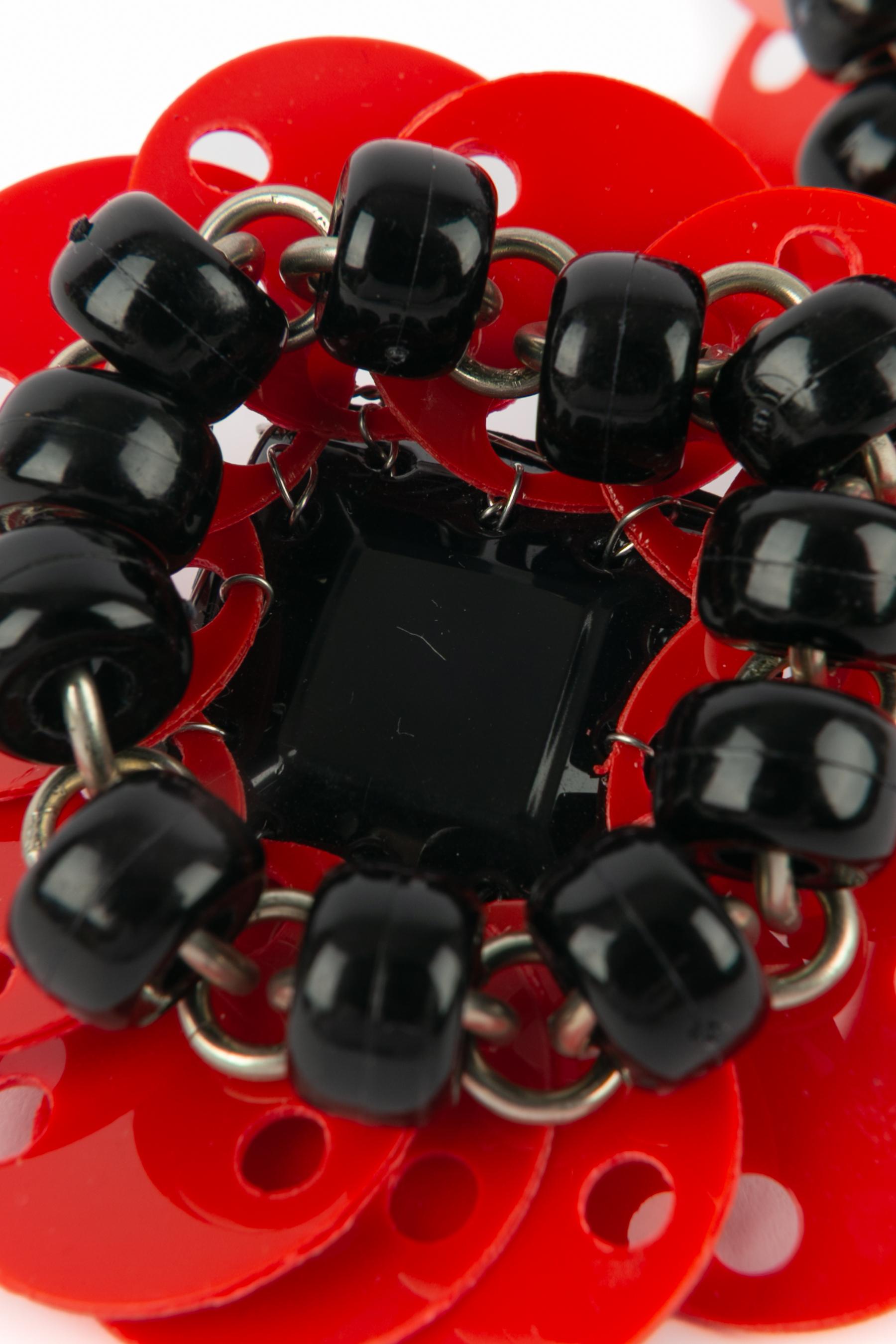 Paco Rabanne earrings Haute Couture 1980 For Sale 2