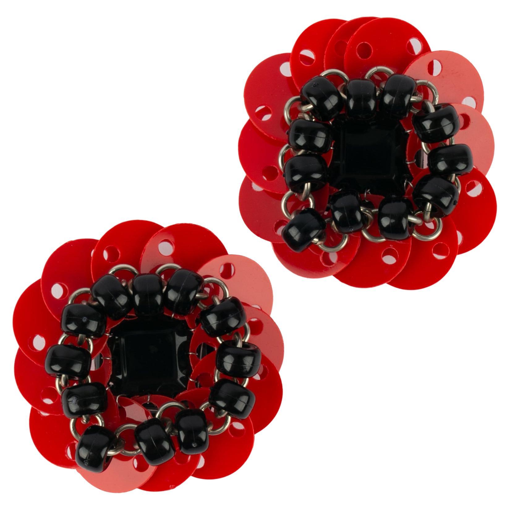 Orecchini Paco Rabanne Haute Couture 1980