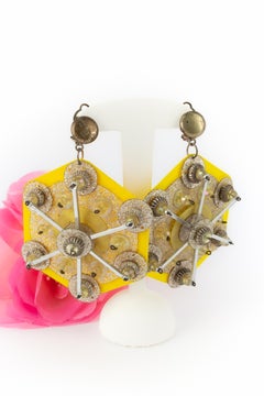 Paco Rabanne earrings Haute Couture circa 1965/67