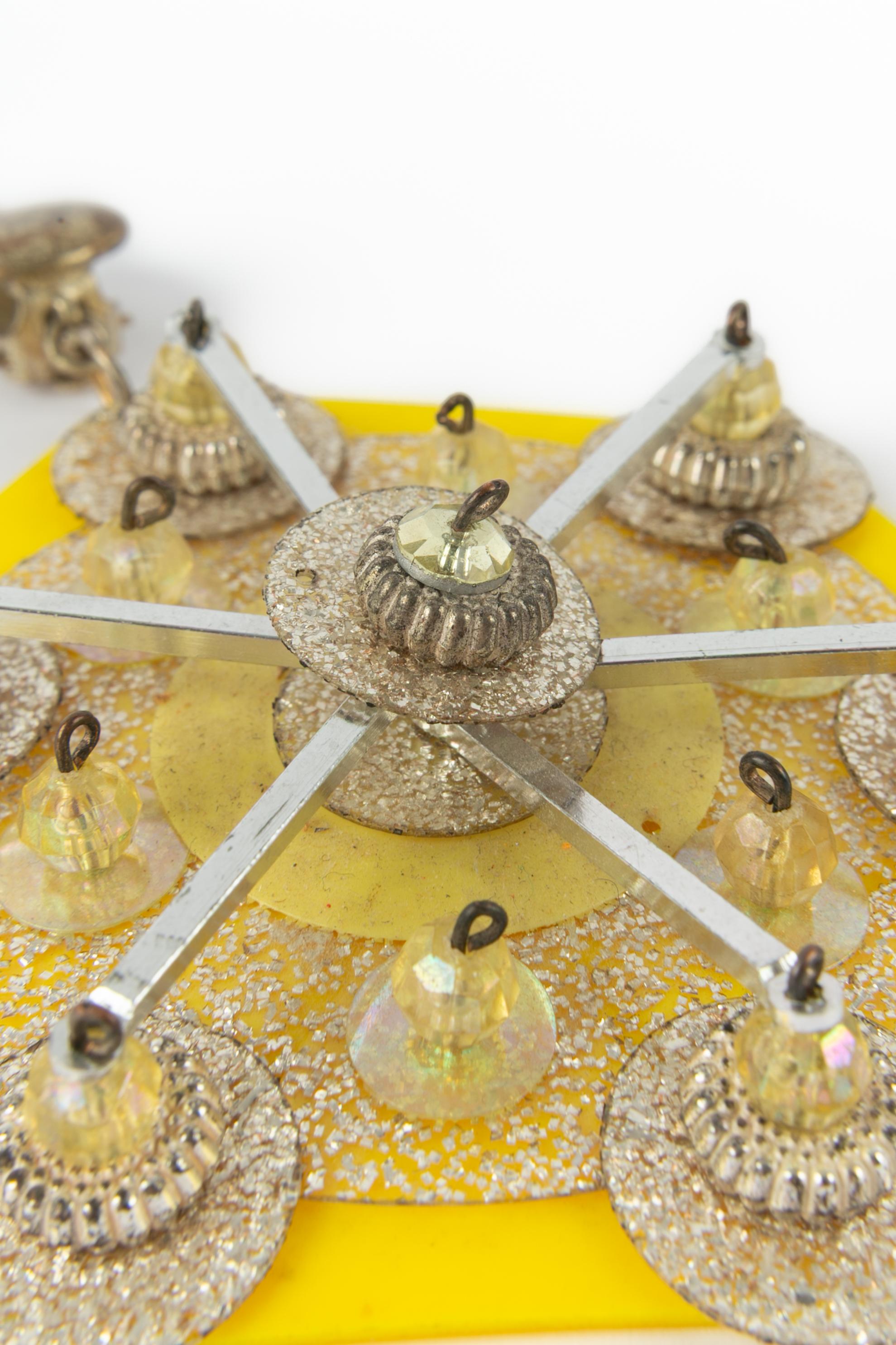 Paco Rabanne earrings Haute Couture circa 1965/67 For Sale 1