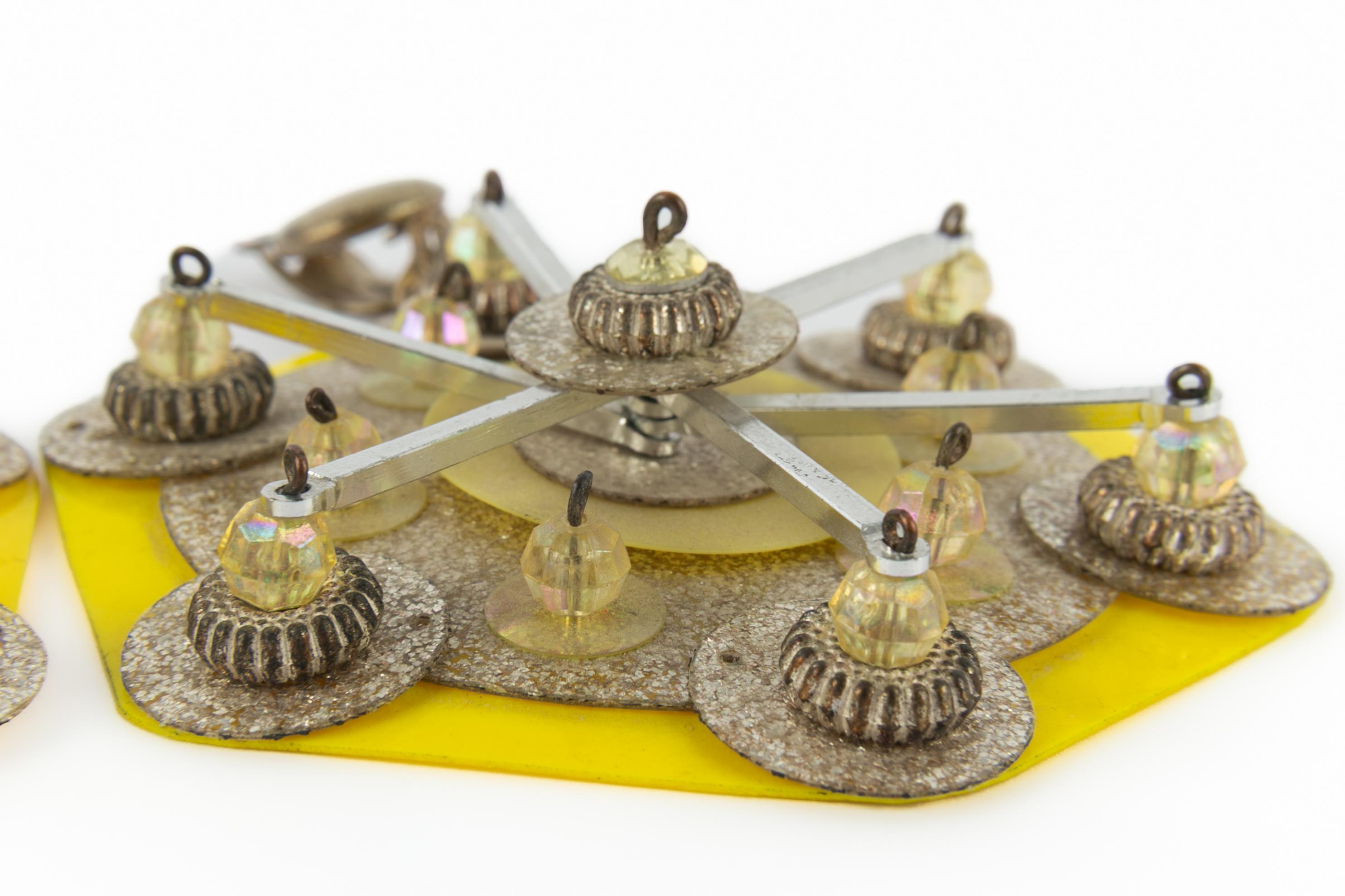 Paco Rabanne earrings Haute Couture circa 1965/67 For Sale 2