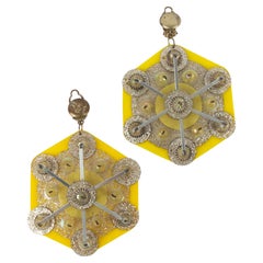 Paco Rabanne earrings Haute Couture circa 1965/67