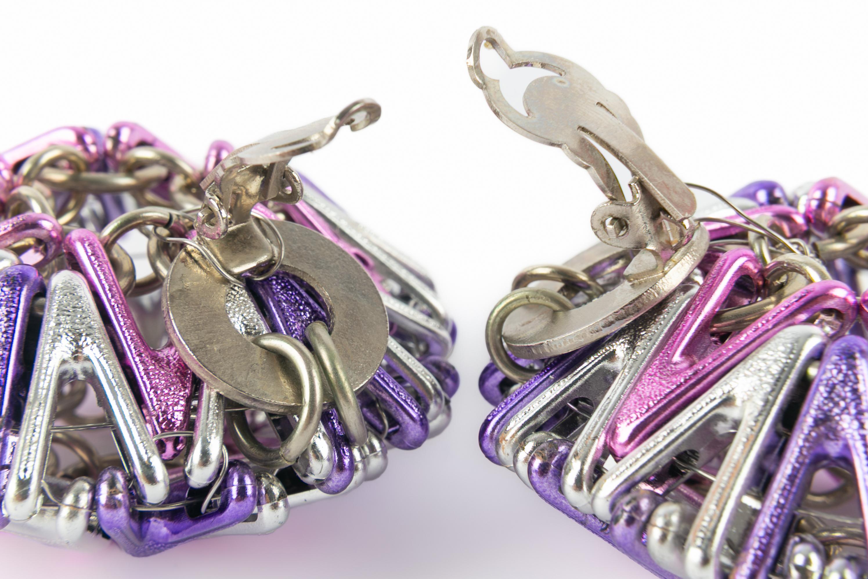 Pendientes Paco Rabanne Alta Costura Invierno 1994 en venta 2