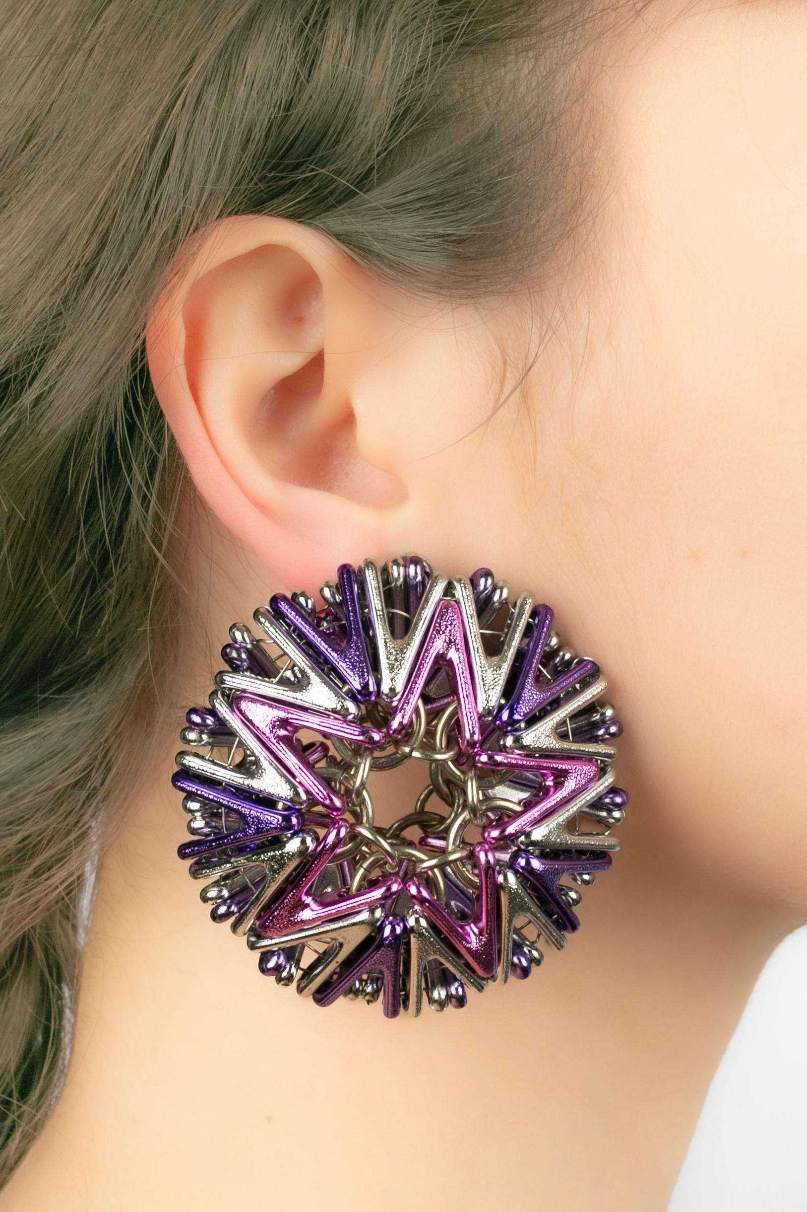 Pendientes Paco Rabanne Alta Costura Invierno 1994 en venta 3