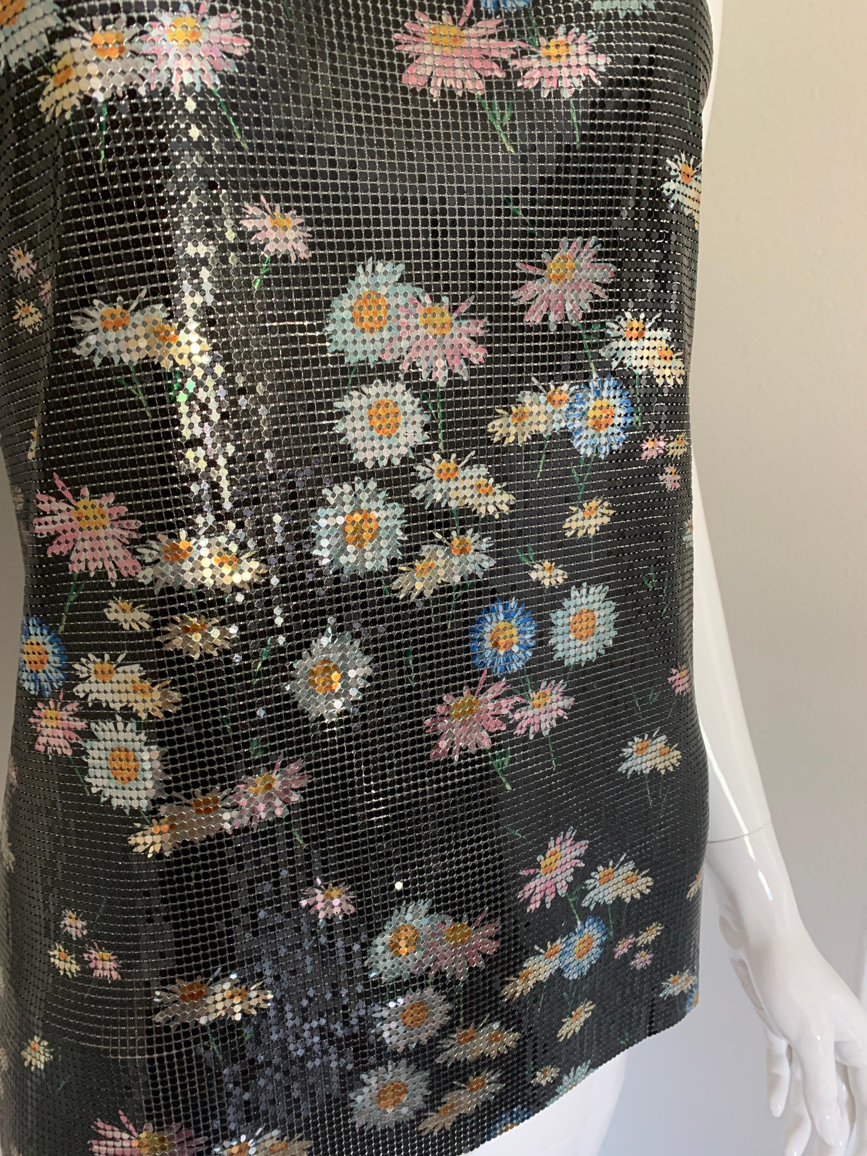 Paco Rabanne Floral Chainmail Tank For Sale at 1stDibs | chainmail tank ...