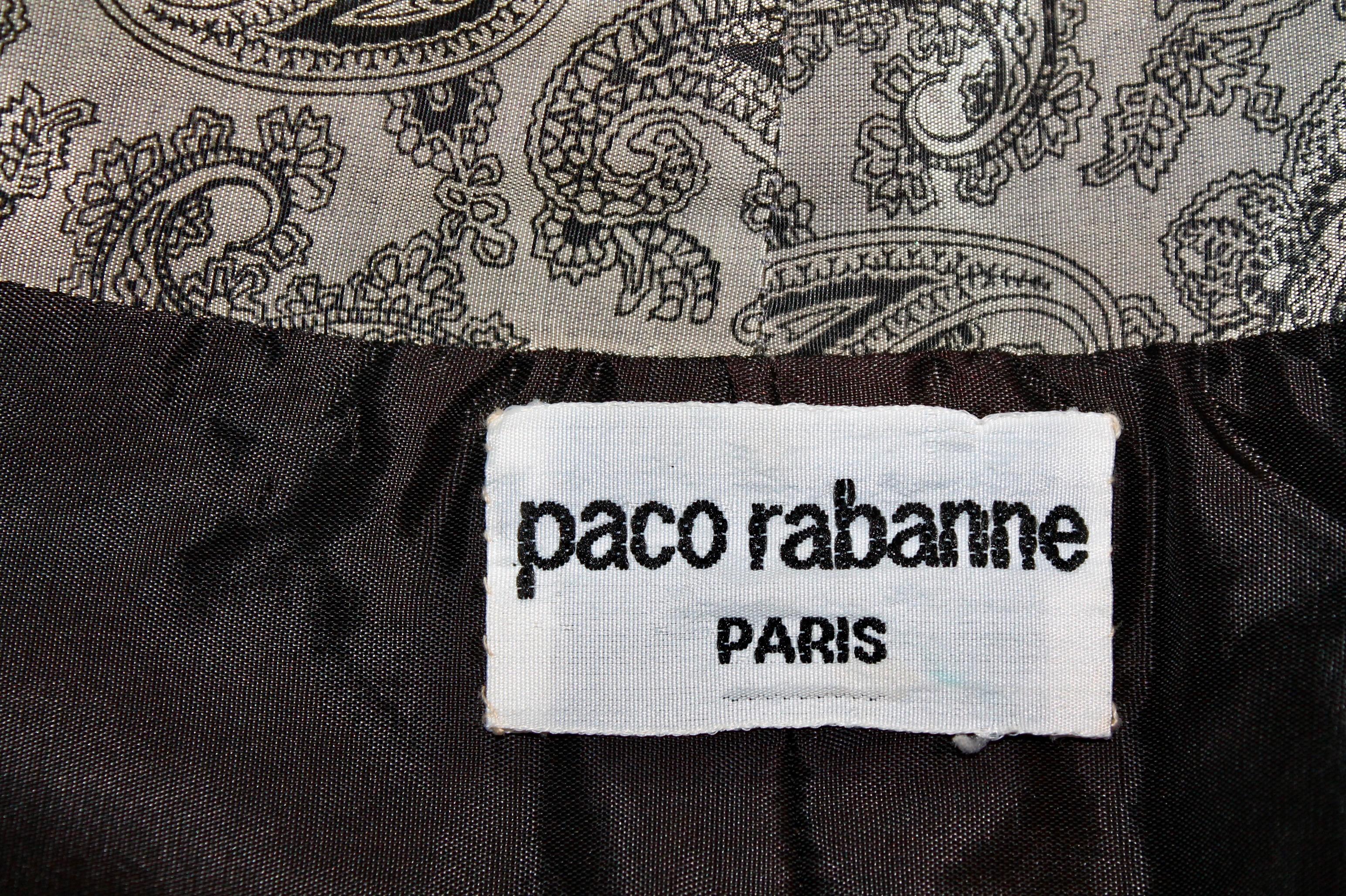 Paco Rabanne, France 2000 Silver Jacket For Sale 7