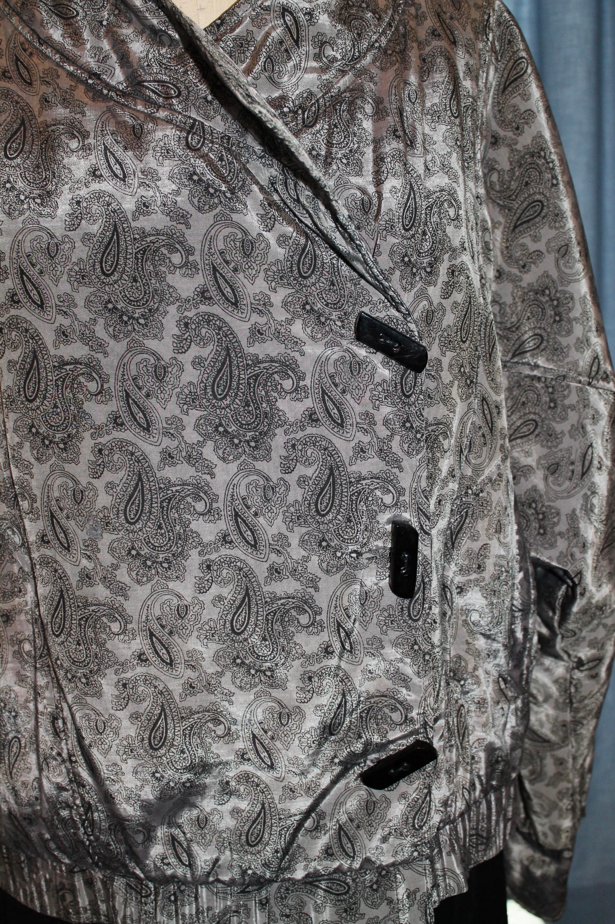 Women's Paco Rabanne, France 2000 Silver Jacket For Sale