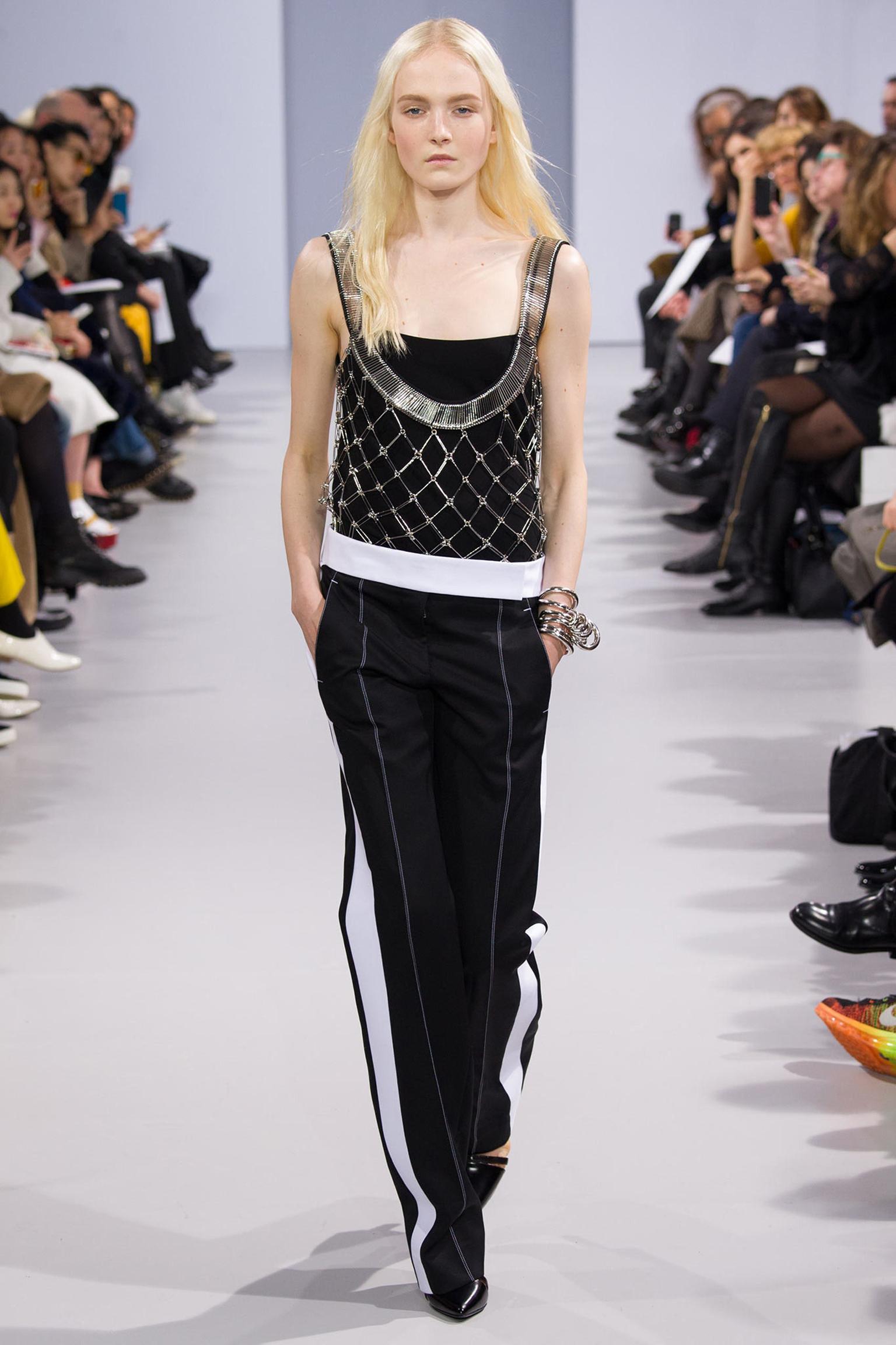 Paco Rabanne Bracciale futuristico in metallo cromato Bangle Collezione Autunno 2014 in vendita 11