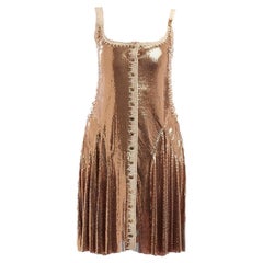 Paco Rabanne Gold Chainmail Dress