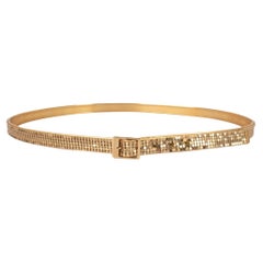 Paco Rabanne Golden Metal Belt