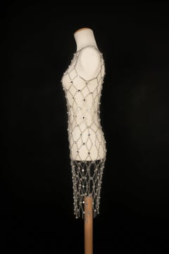 Paco Rabanne - Robe avec chaîne en métal doré