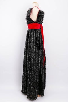 Paco Rabanne Haute Couture Black Dress Fall Collection, 1988