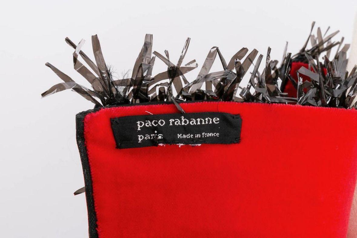 Paco Rabanne - Robe noire haute couture, collection automne 1988 en vente 4