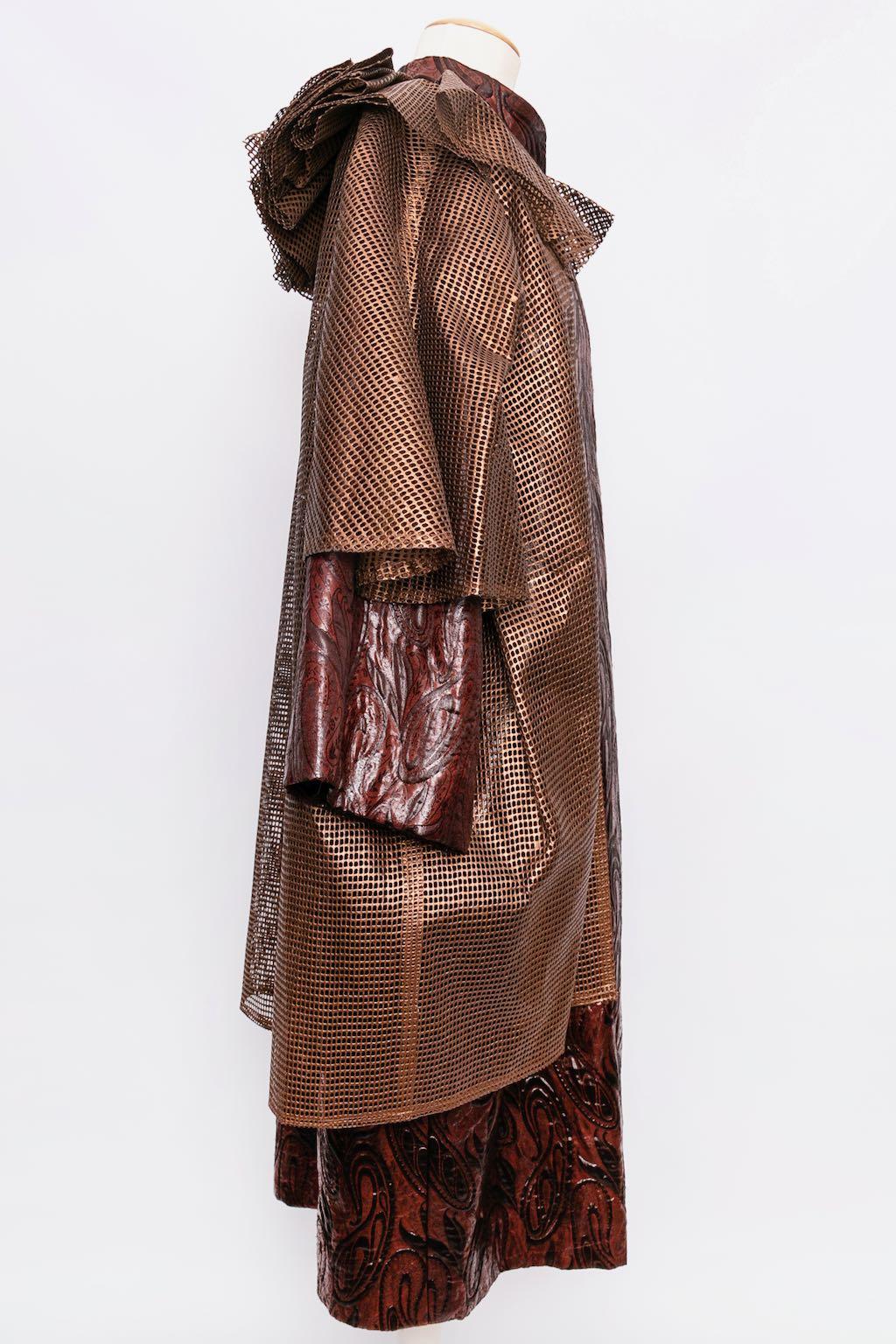 Women's Paco Rabanne Haute Couture Coat in Textured Canvas