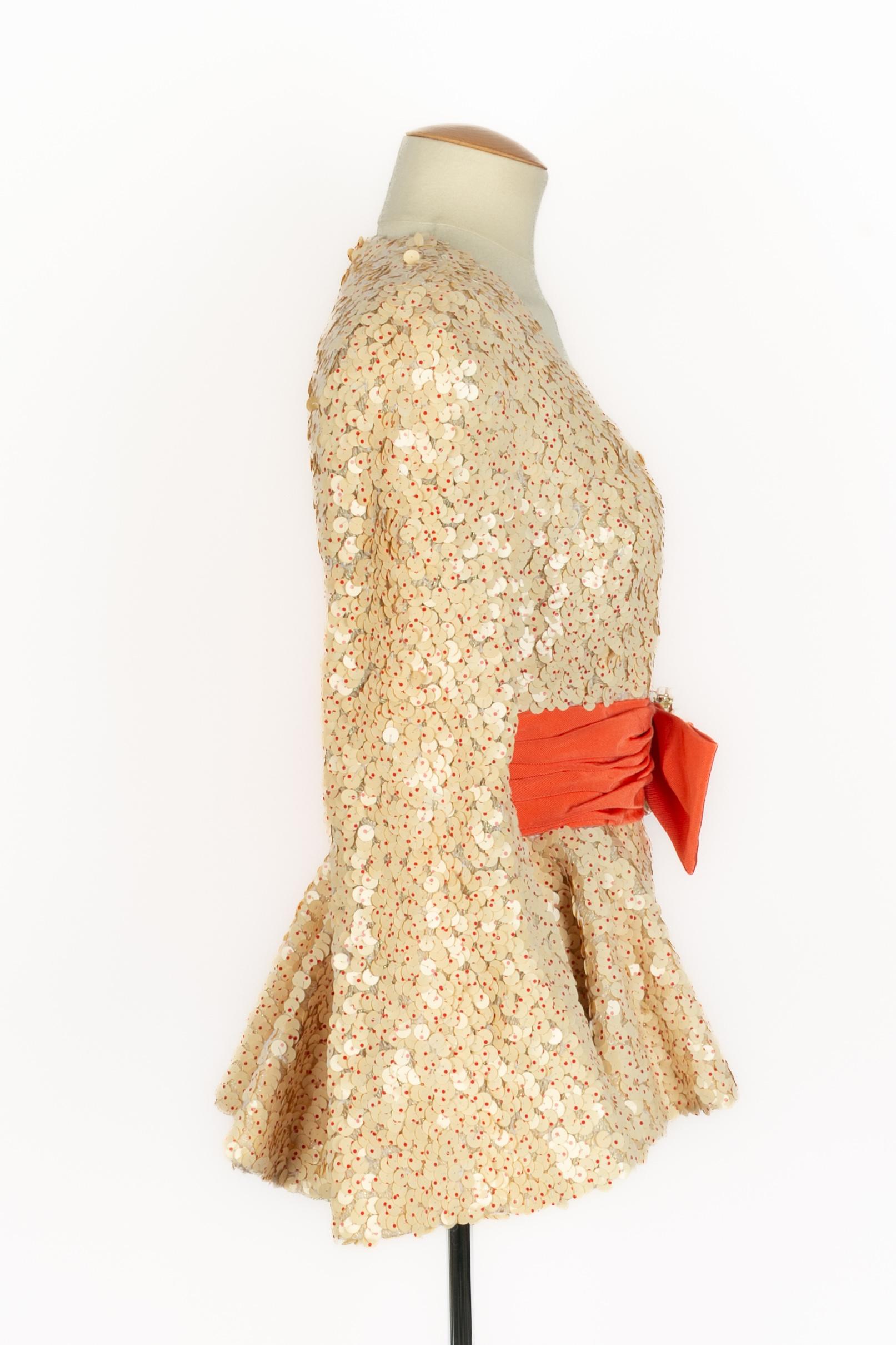Veste Paco Rabanne Haute Couture été 1989 Excellent état - En vente à SAINT-OUEN-SUR-SEINE, FR