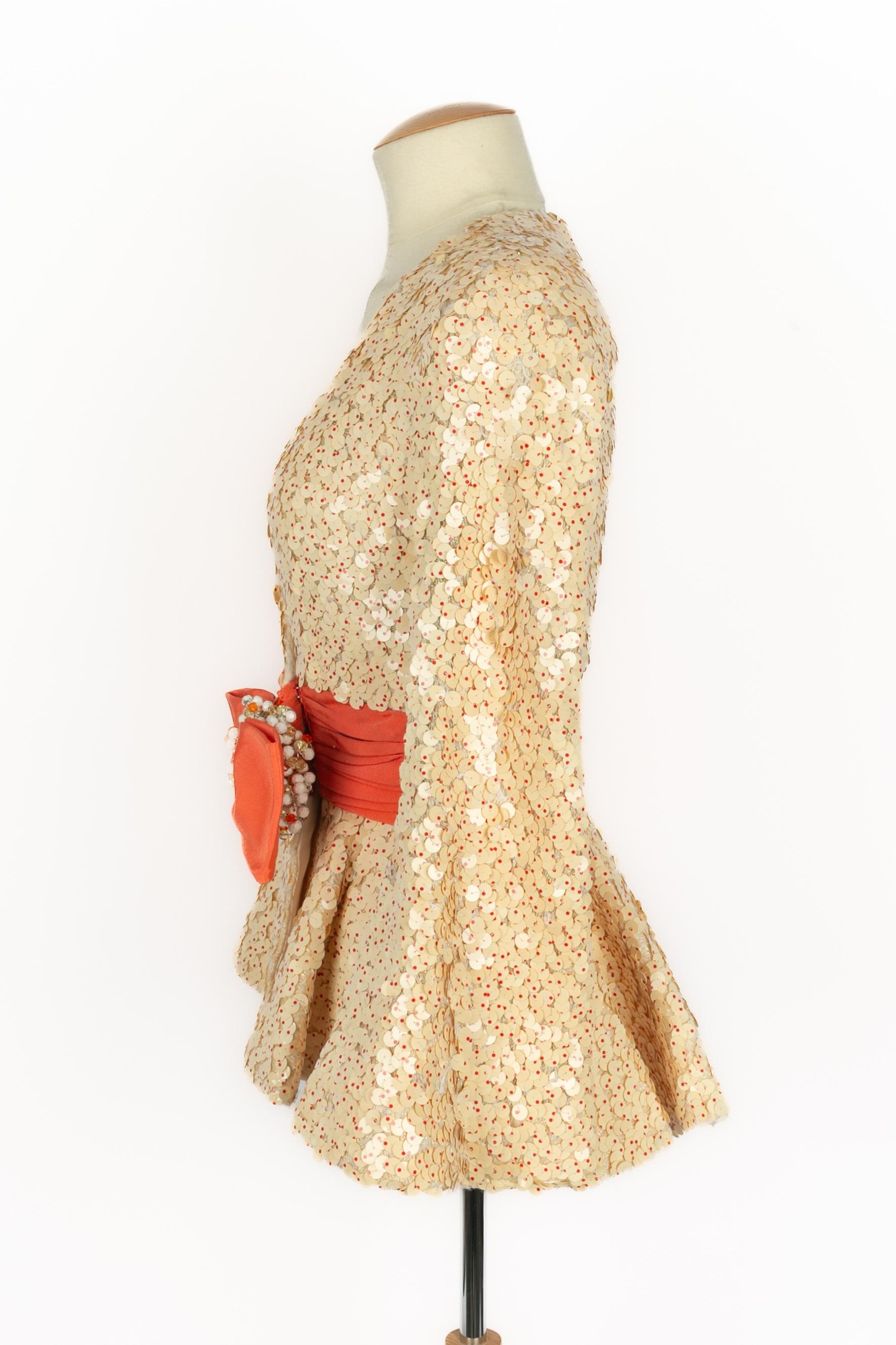 Veste Paco Rabanne Haute Couture été 1989 en vente 1