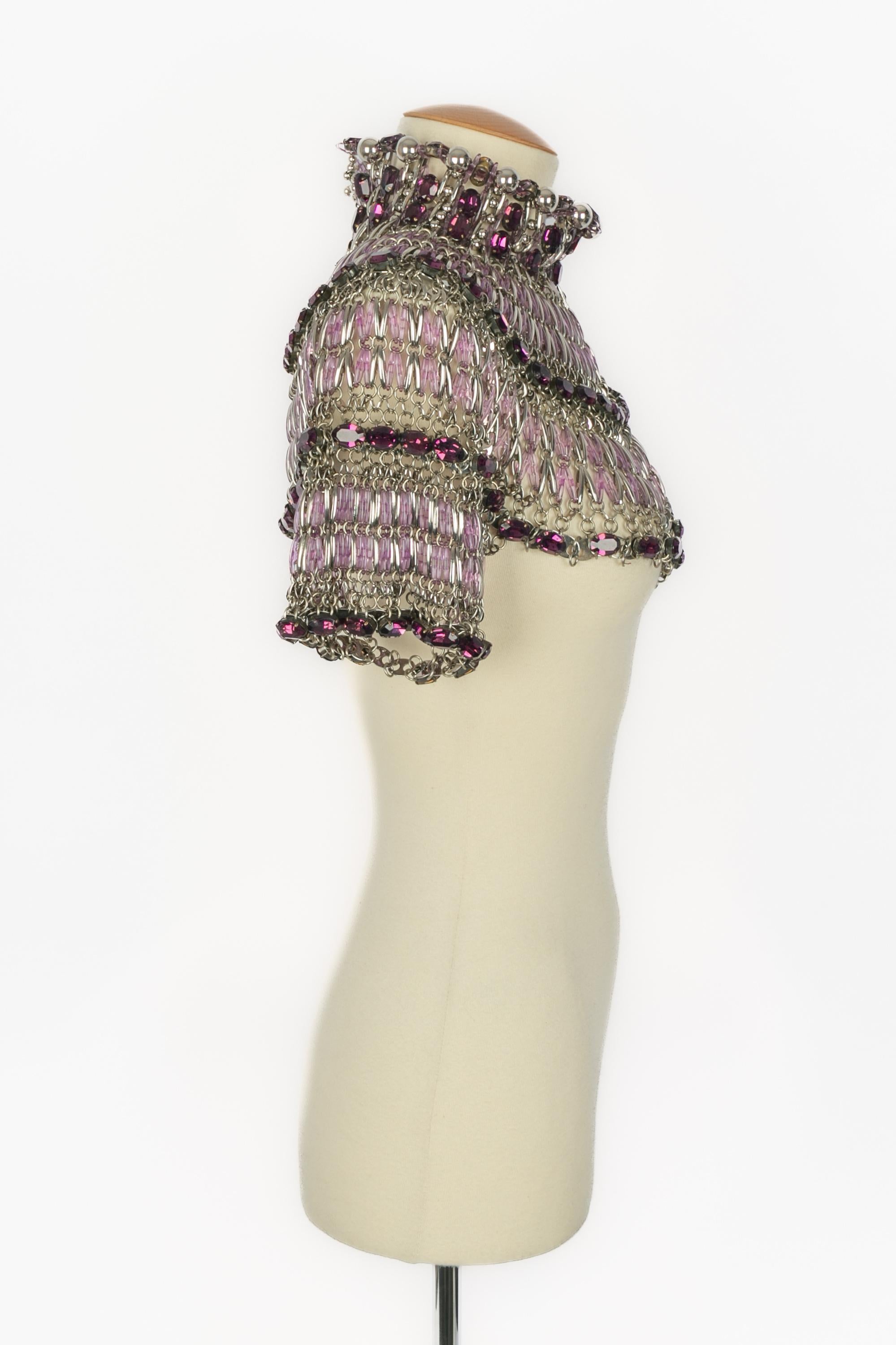 Paco Rabanne-Schmuckhalsband Herbst-Winter 1981-1982 im Zustand „Gut“ im Angebot in SAINT-OUEN-SUR-SEINE, FR