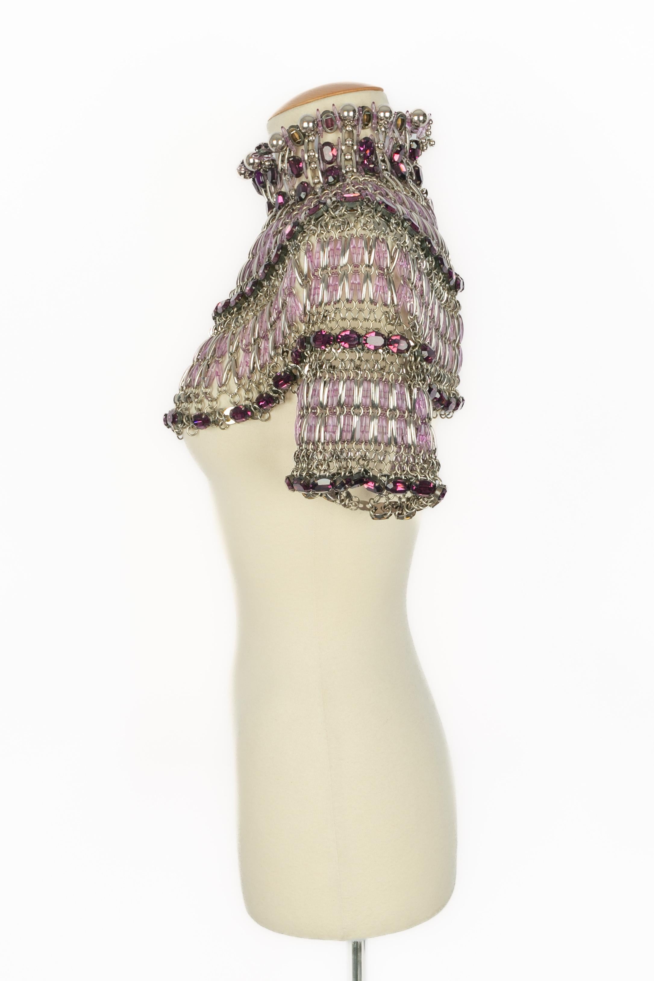 Paco Rabanne-Schmuckhalsband Herbst-Winter 1981-1982 im Angebot 2